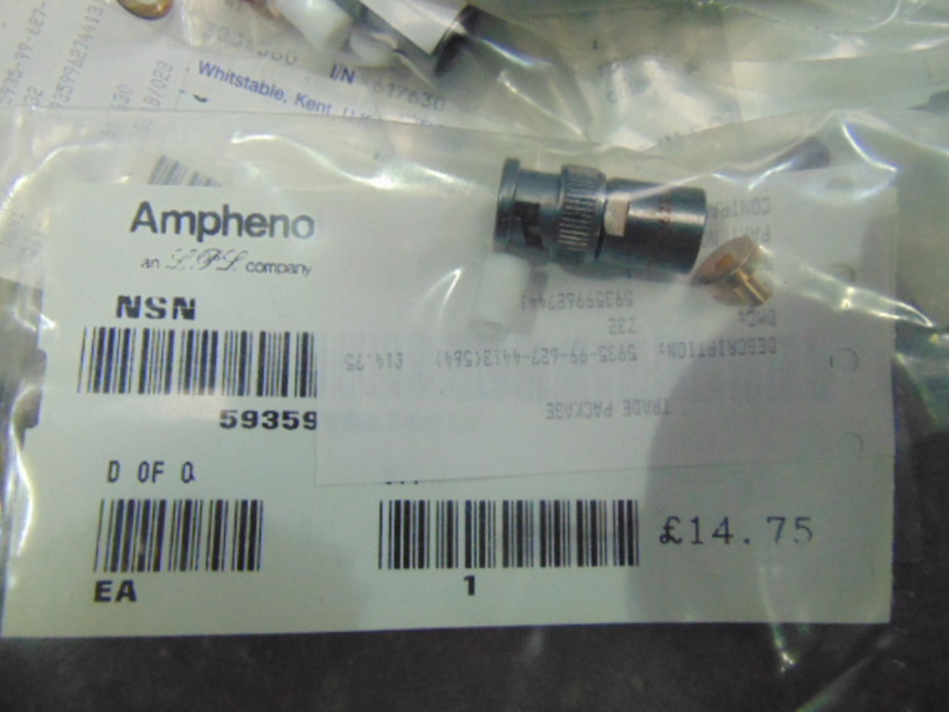 35 x Unissued Amphenol Coaxial Clansman Replacement Plug Sets - Bild 2 aus 4