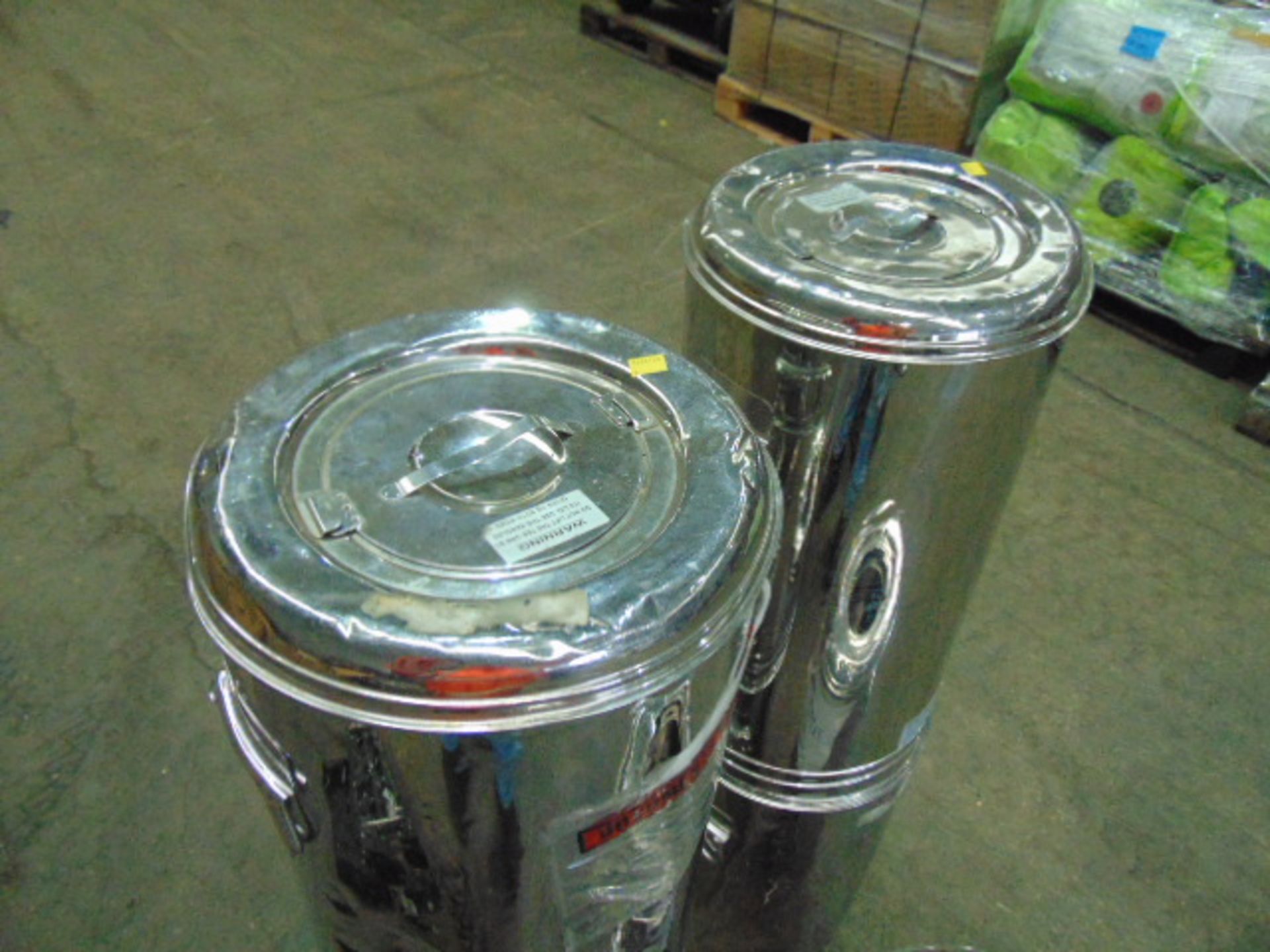 5 x MOD 25 Ltr Stainless Steel Tea Urns - Image 2 of 5