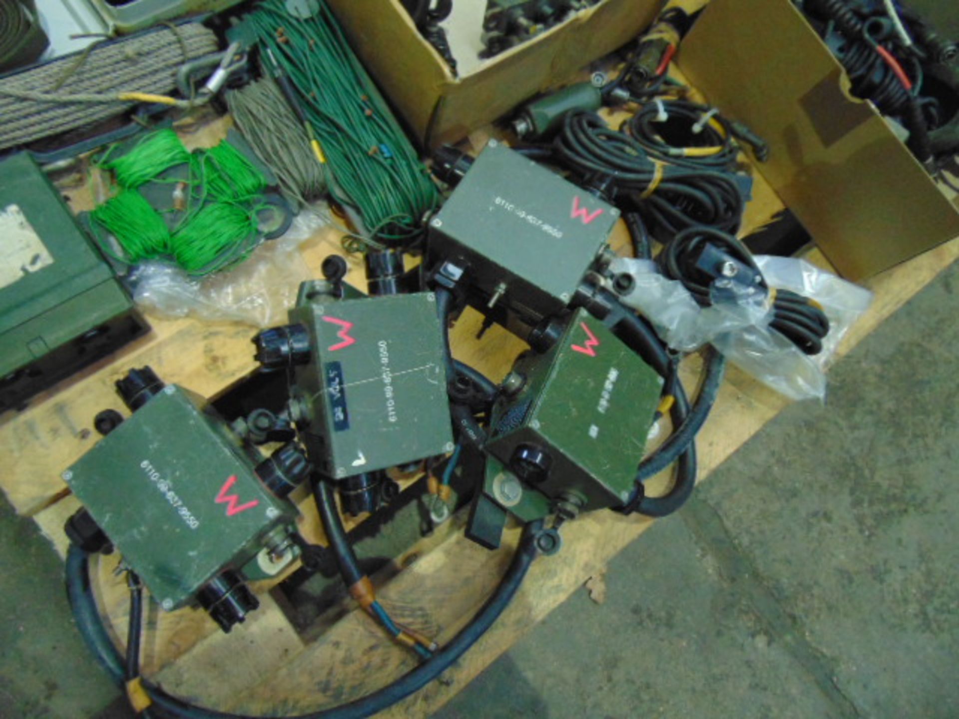 1 x Pallet of Various Clansman Spares inc. PSU`s, headsets, crew boxes Etc. ETC. - Image 2 of 7