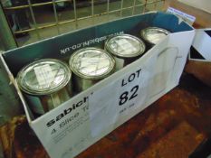 8 x Unused 500g Cans of XG-293 Synthetic Based High Temperature Range Grease