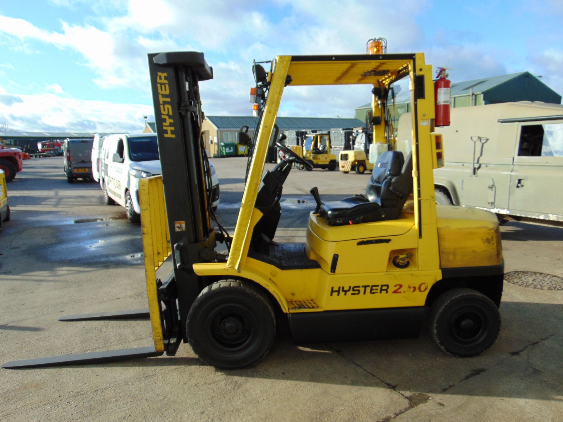 Hyster H2.50XM Counter Balance Diesel Forklift ONLY 5,762 HOURS! - Image 5 of 22
