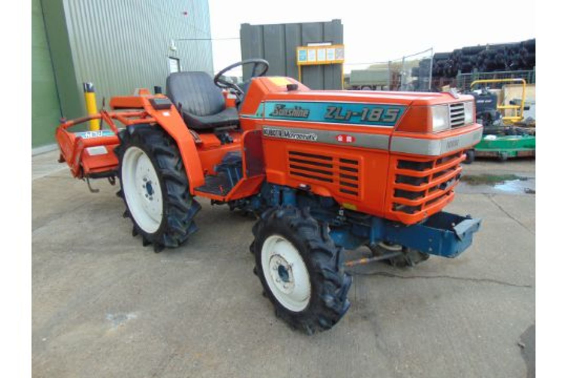 Kubota ZL1-185 4WD Compact Tractor c/w Rotavator ONLY 687 Hours! - Image 3 of 24