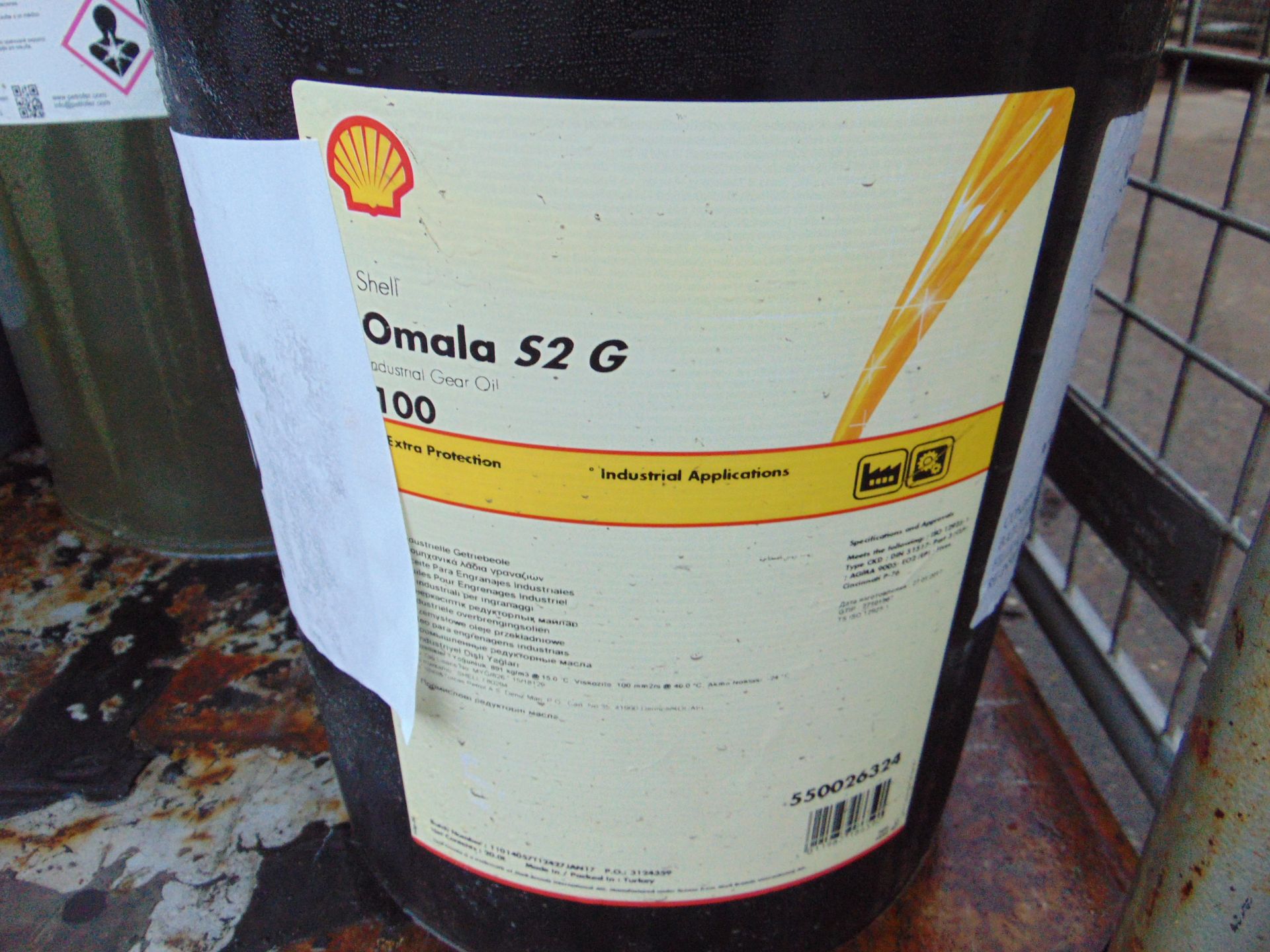 1 x Unissued 20L Sealed Drum of Shell Omala S2-G100 High Quality Industrial Gear Oil - Image 2 of 3