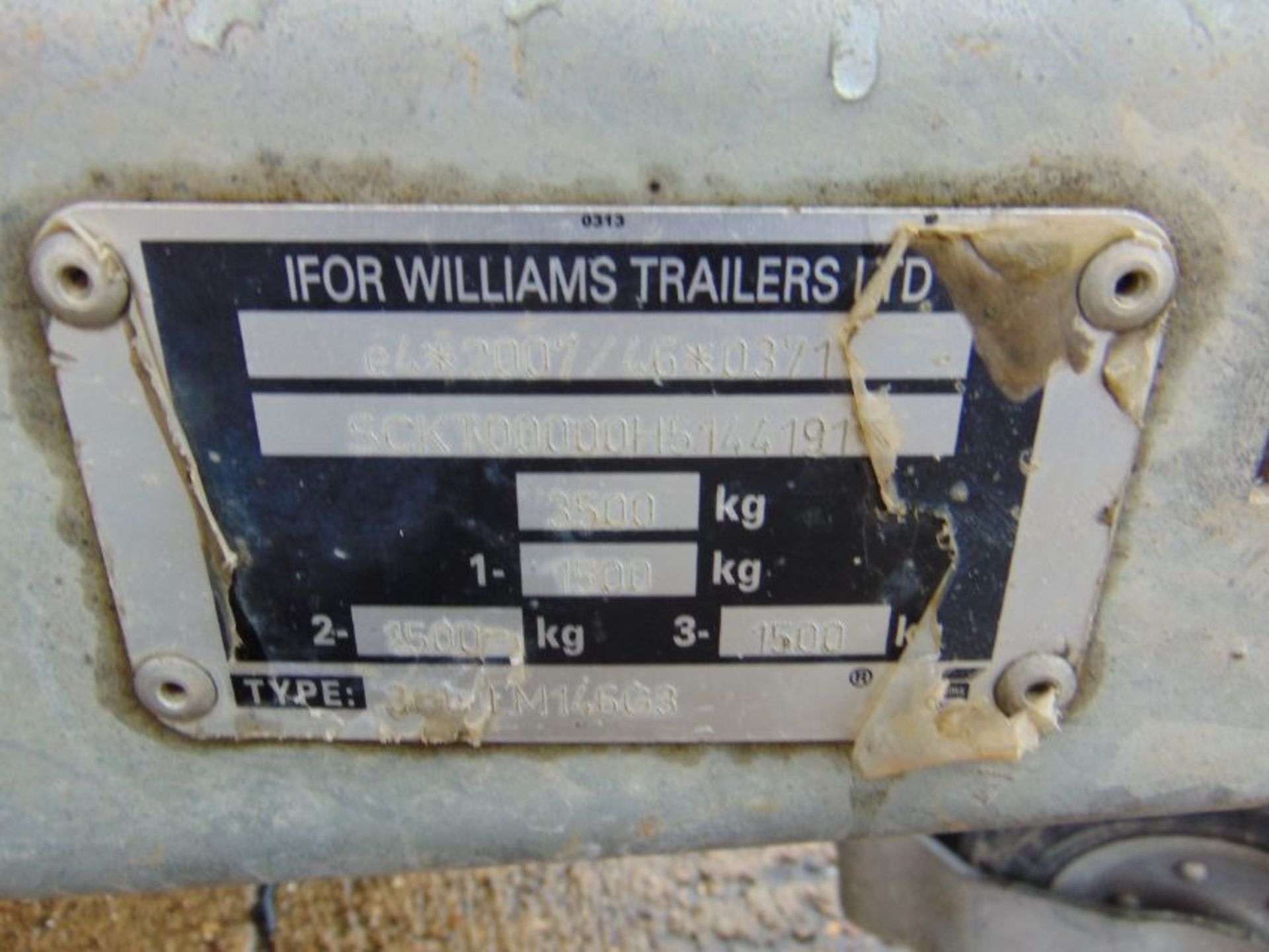 Ifor Williams 3.5 Tonne 3 Axle Plant / Car Transporter Trailer - Image 9 of 9