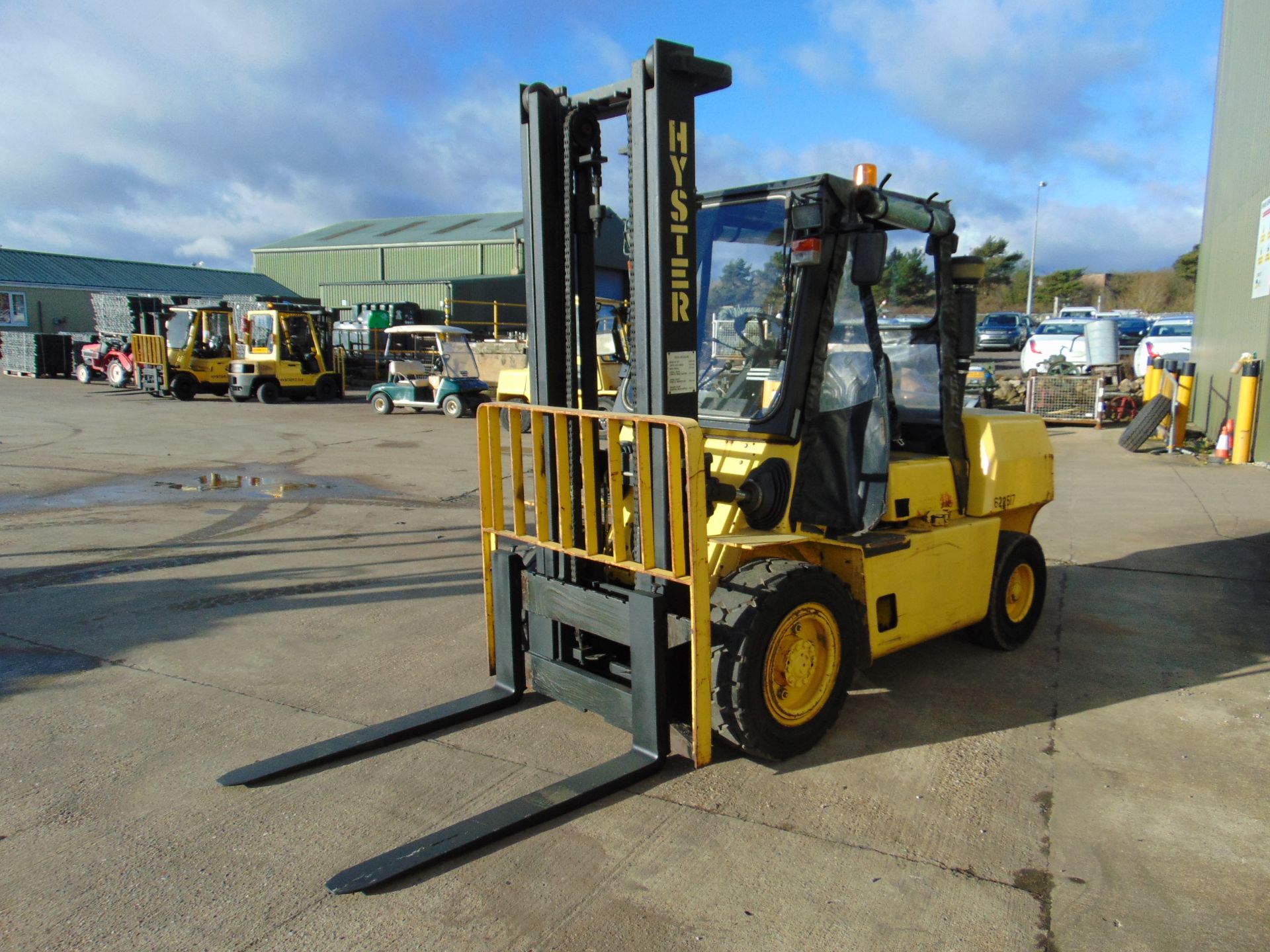 Hyster H4.00 XLS Counter Balance Diesel Forklift ONLY 5,326 HOURS! - Image 4 of 22