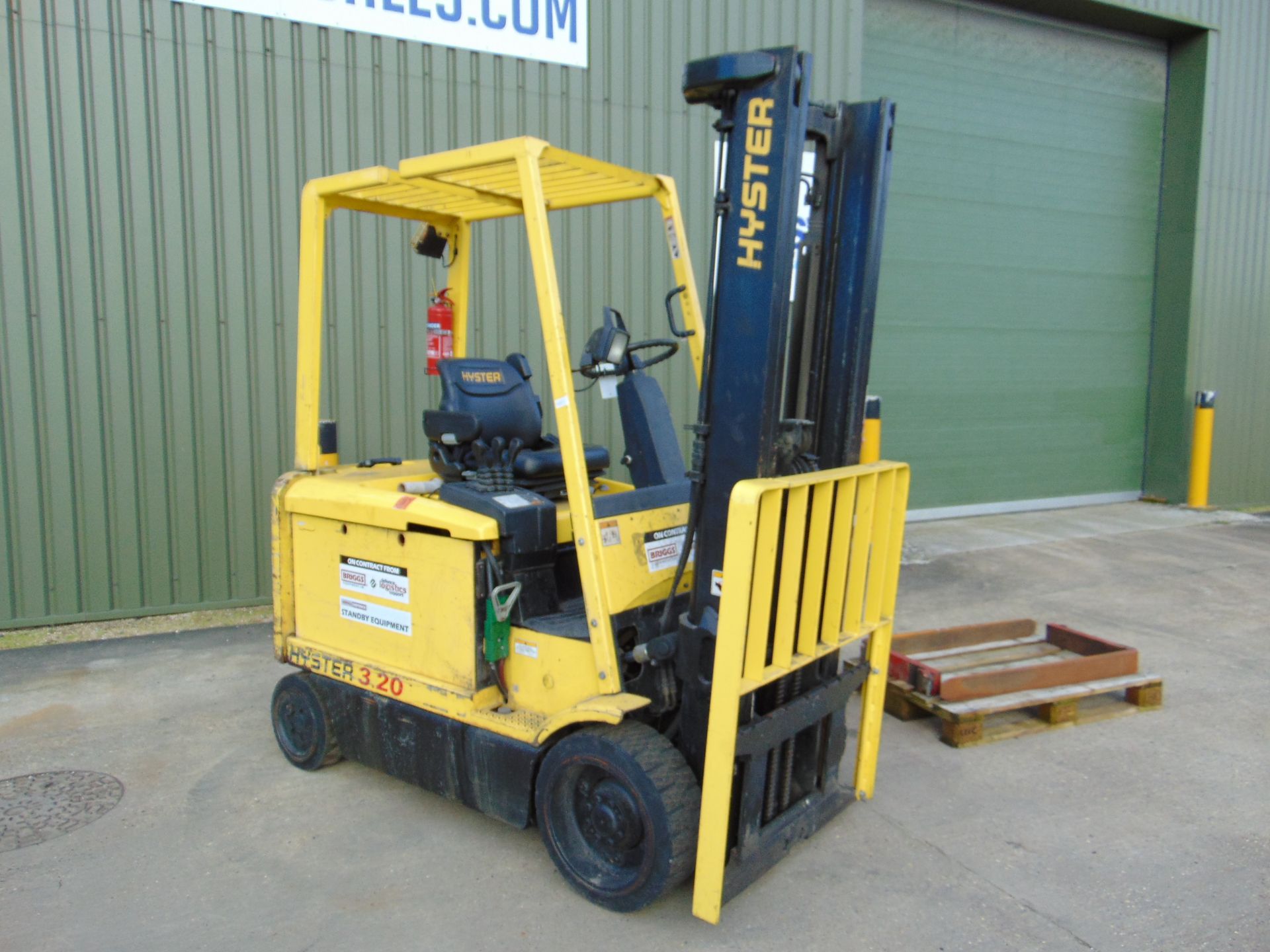 Hyster E3.20XM Counter Balance Electric Forklift From MOD Ex Stand By Truck