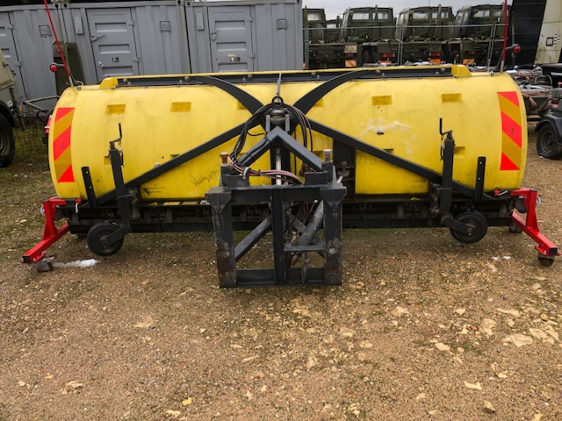 Schmidt Model SNK 34 Snow Plough Blade with frame and hydraulics. - Image 4 of 11