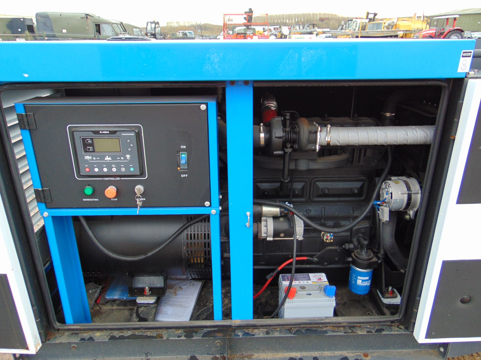 2020 UNISSUED 70 KVA 3 Phase Silent Diesel Generator Set - Bild 7 aus 18