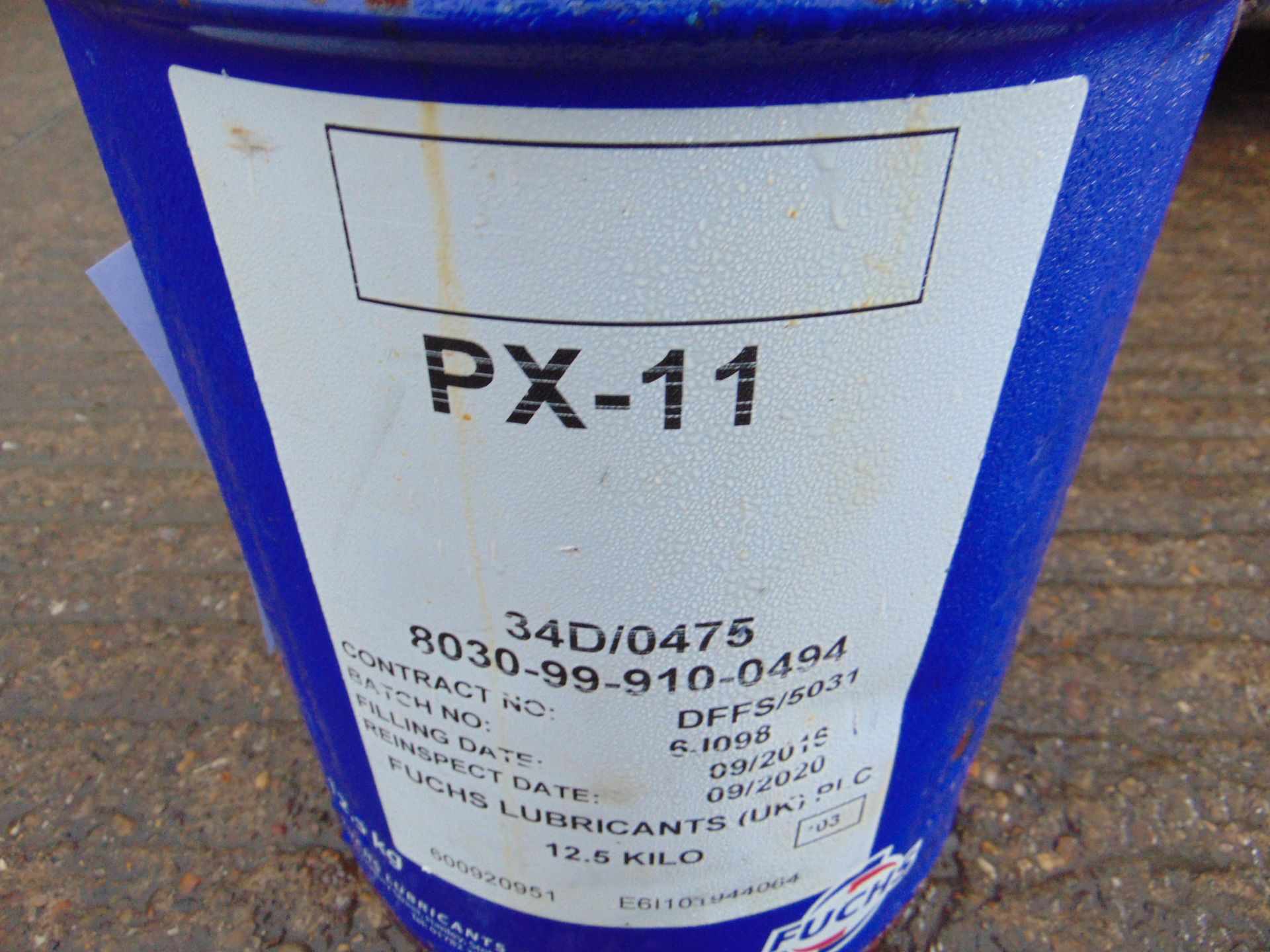 1 x Unissued 12.5kg Drum of Fuchs PX 11 All Purpose Grease - Image 2 of 3