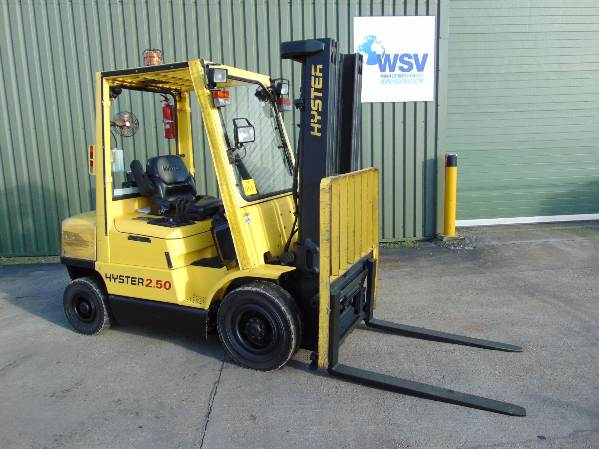 Hyster H2.50XM Counter Balance Diesel Forklift ONLY 5,762 HOURS!