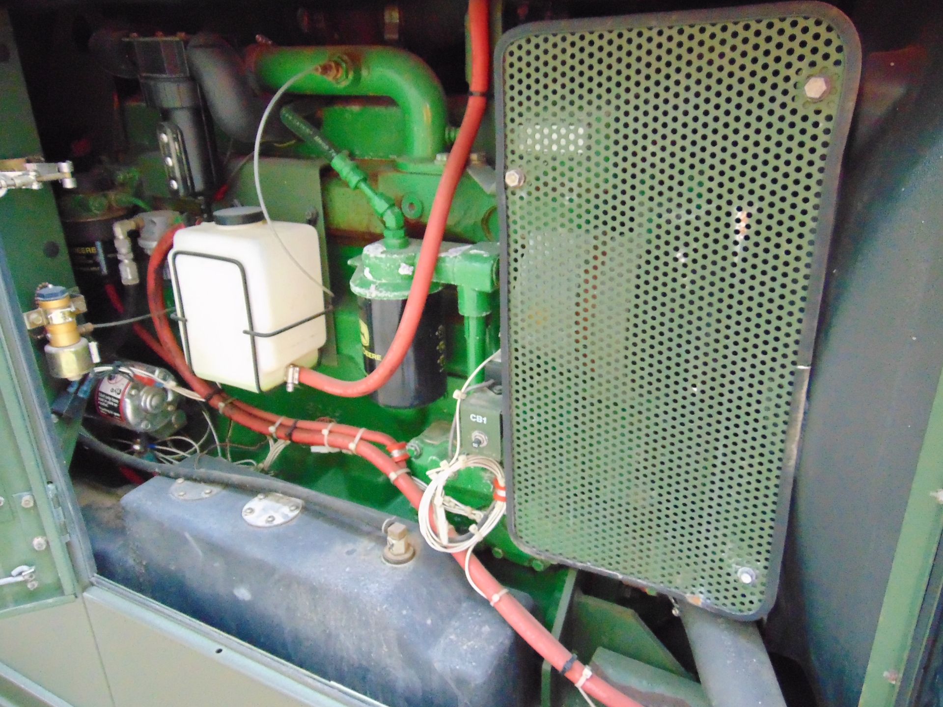 MEP-806B John Deere Diesel Powered 3 phase 75KVA 60KW-50/60HZ Silent Generator ONLY 73 HOURS! - Image 12 of 20