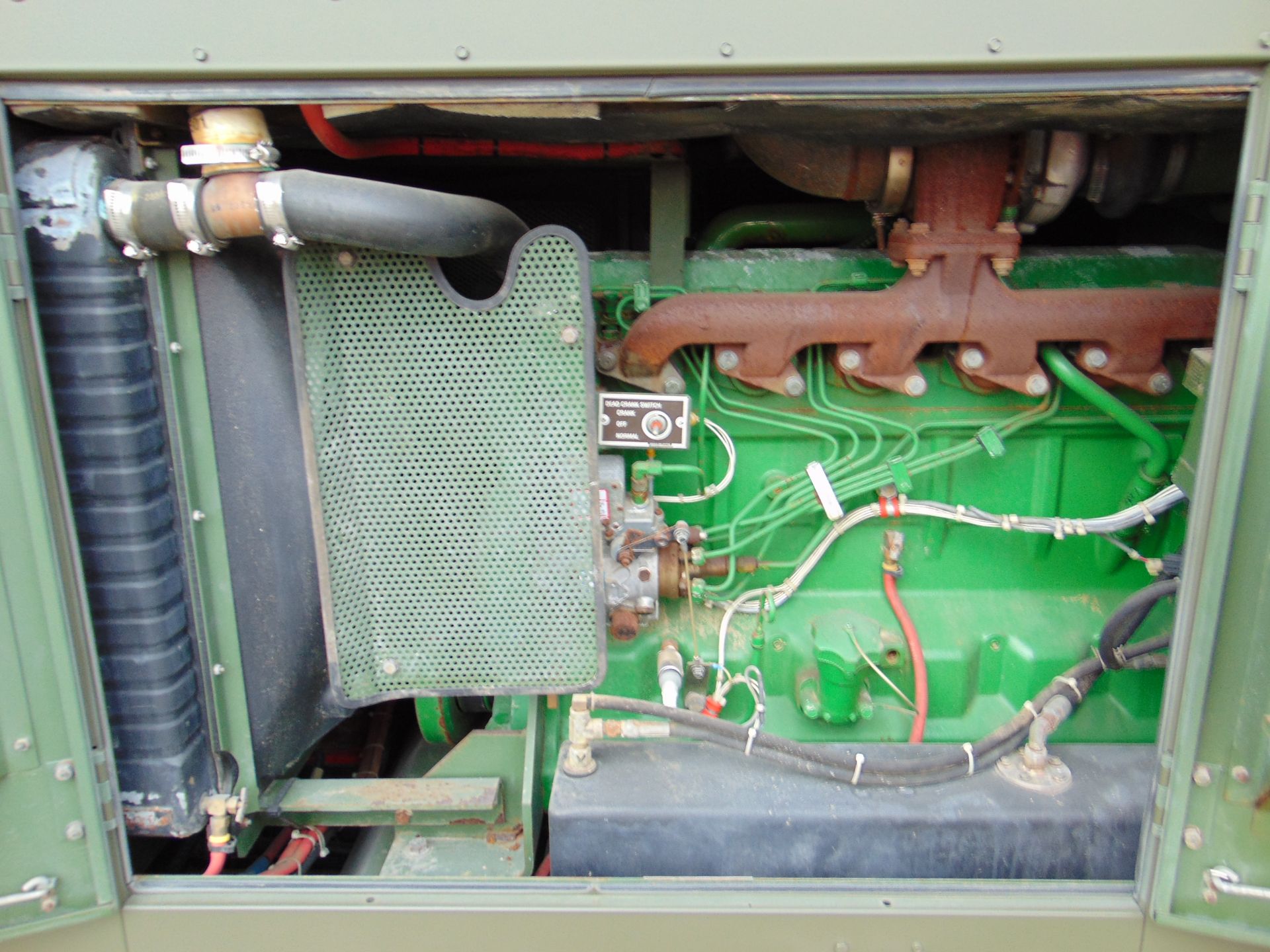 MEP-806B John Deere Diesel Powered 3 phase 75KVA 60KW-50/60HZ Silent Generator ONLY 73 HOURS! - Image 8 of 20
