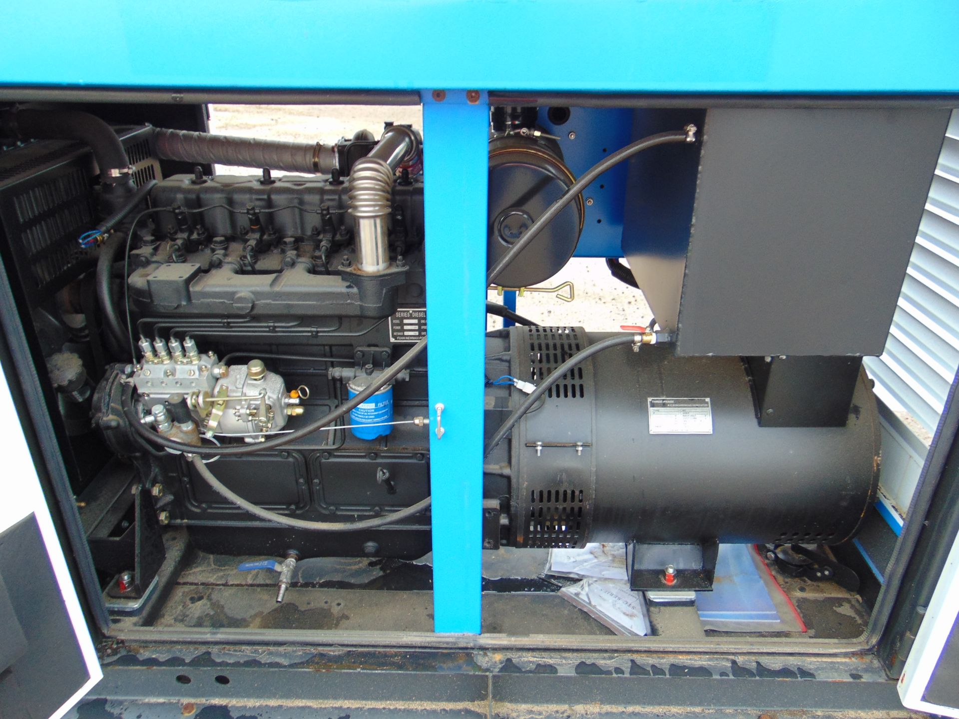 2020 UNISSUED 70 KVA 3 Phase Silent Diesel Generator Set - Bild 10 aus 18