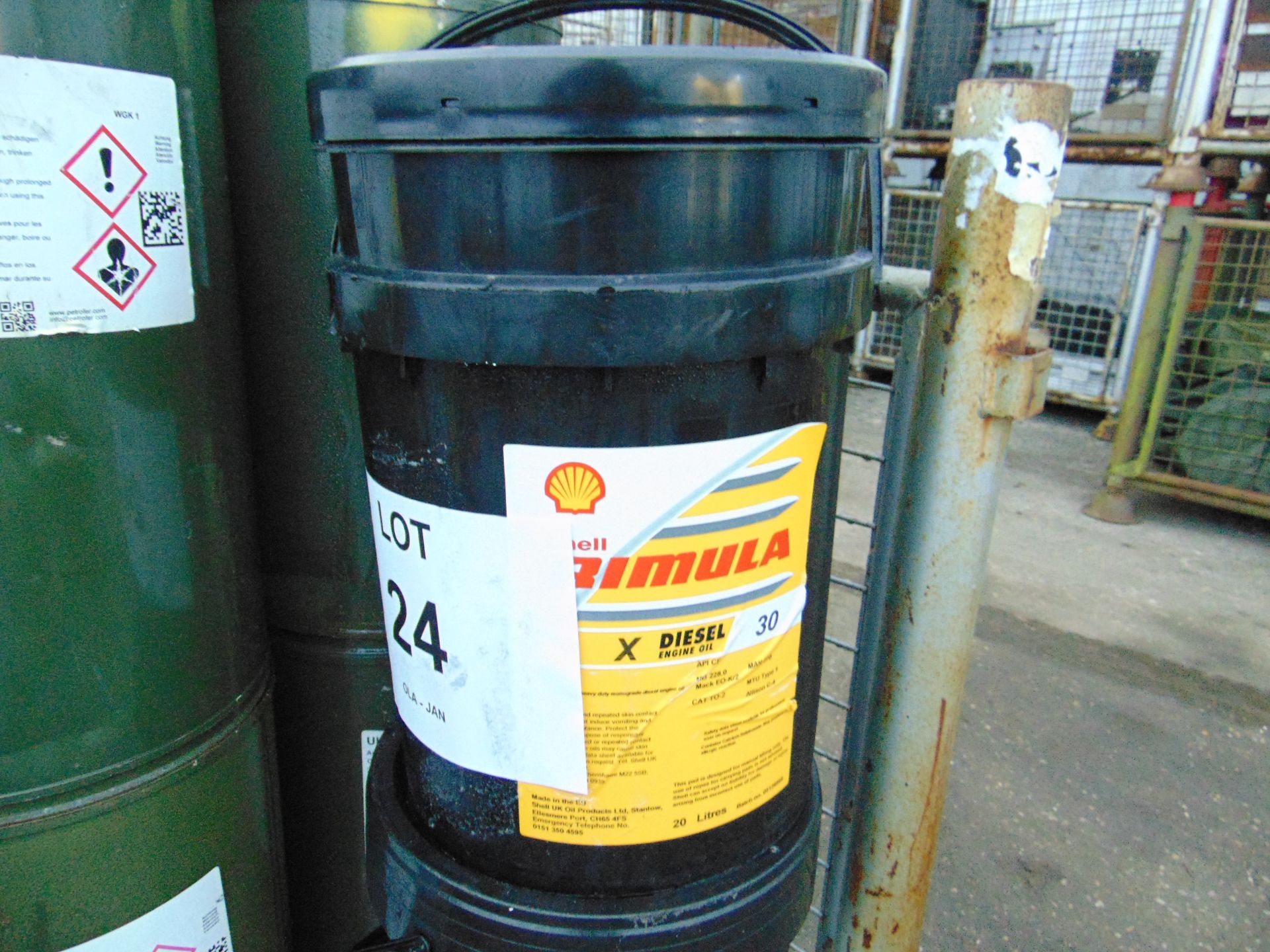 1 x Unissued 20L Sealed Drum of Shell Rimula X 30 Heavy Duty Diesel Engine Oil