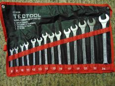 Unissued Tectool 14 pcs Combination Spanner Set