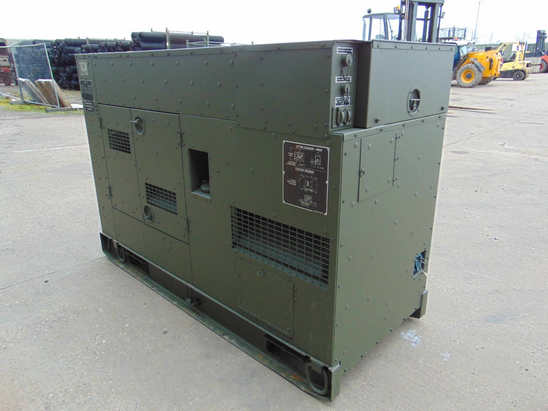 MEP-806B John Deere Diesel Powered 3 phase 75KVA 60KW-50/60HZ Generator ONLY 15 HOURS! - Image 3 of 18