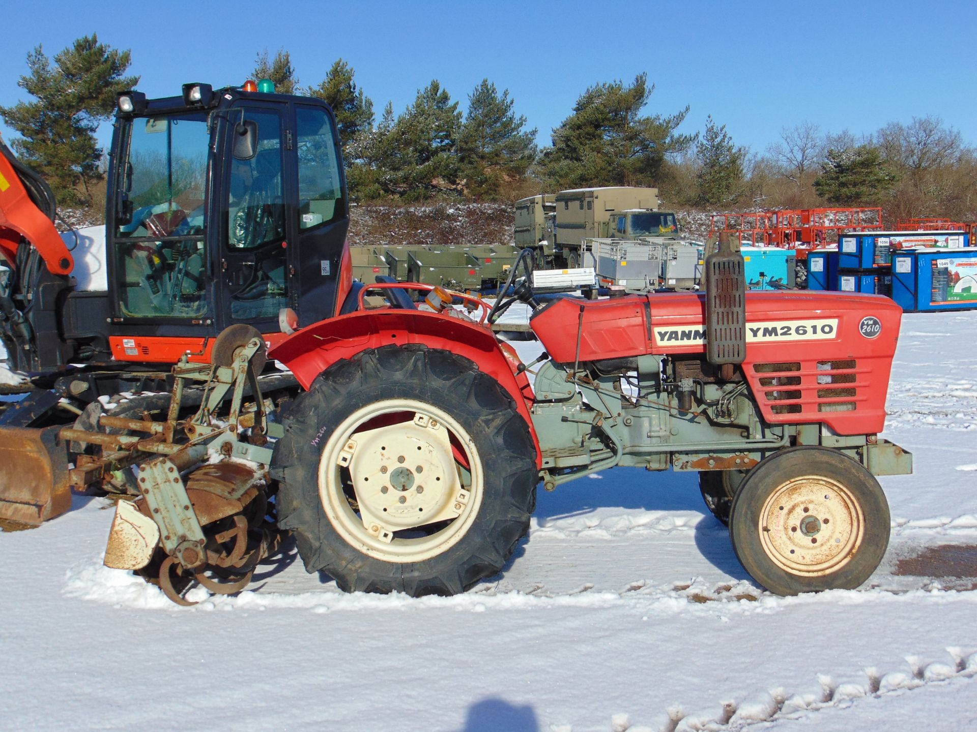 Yanmar YM2610 Compact Tractor c/w Rotavator - Image 5 of 21