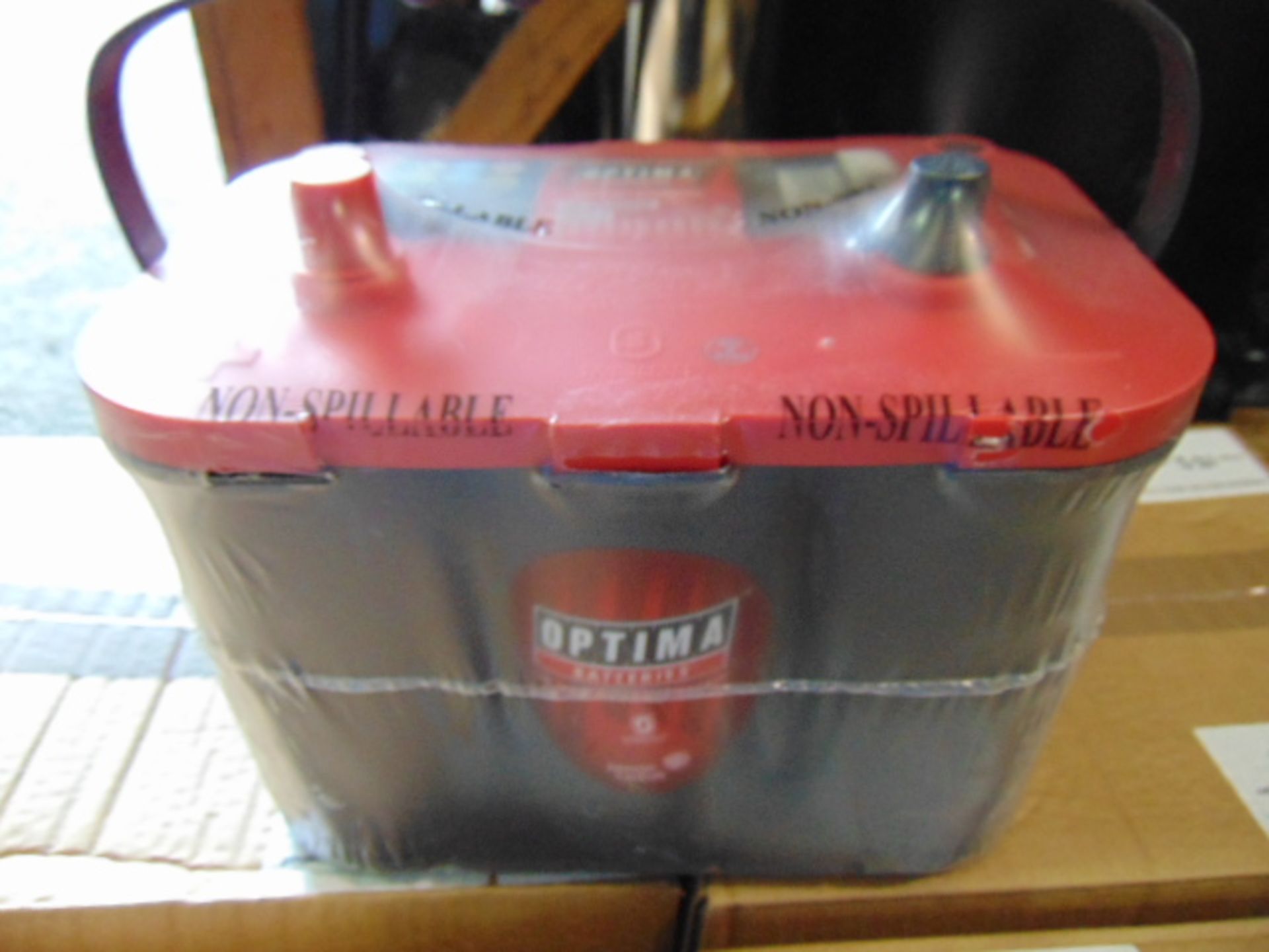 4 x Unissued RTS 4.2 Optima Red Top 12v Starting Batteries – (8002-250) RTS4.2 AGM - Image 3 of 4