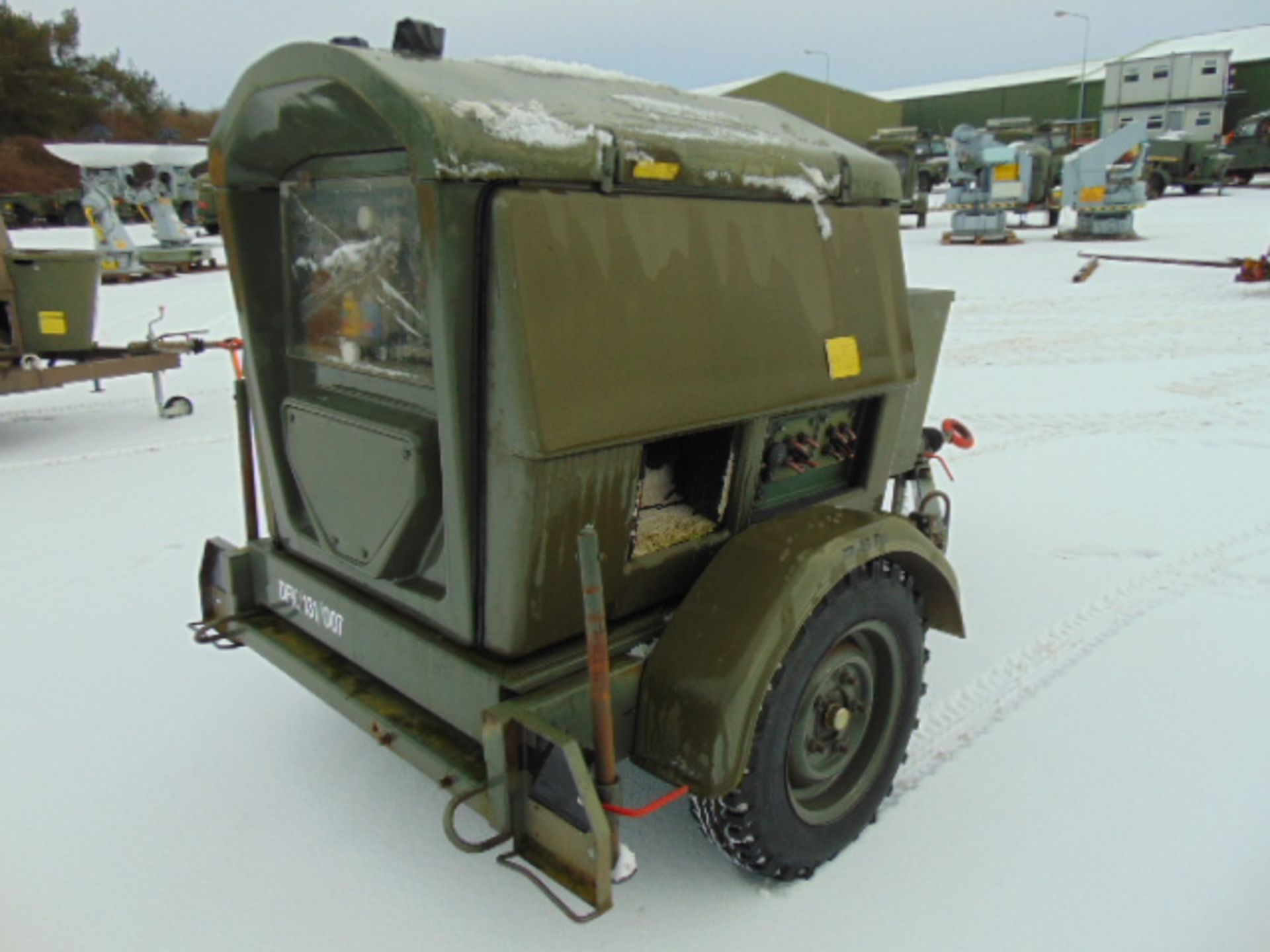 Ex Uk Royal Air Force Trailer Mounted 25 KVA Generator - Image 6 of 15