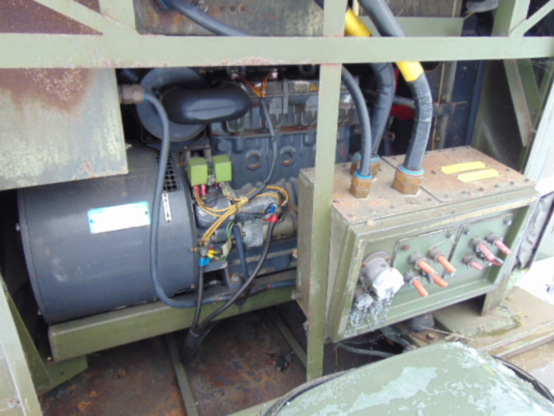 Ex Uk Royal Air Force Trailer Mounted 25 KVA Generator - Image 10 of 16