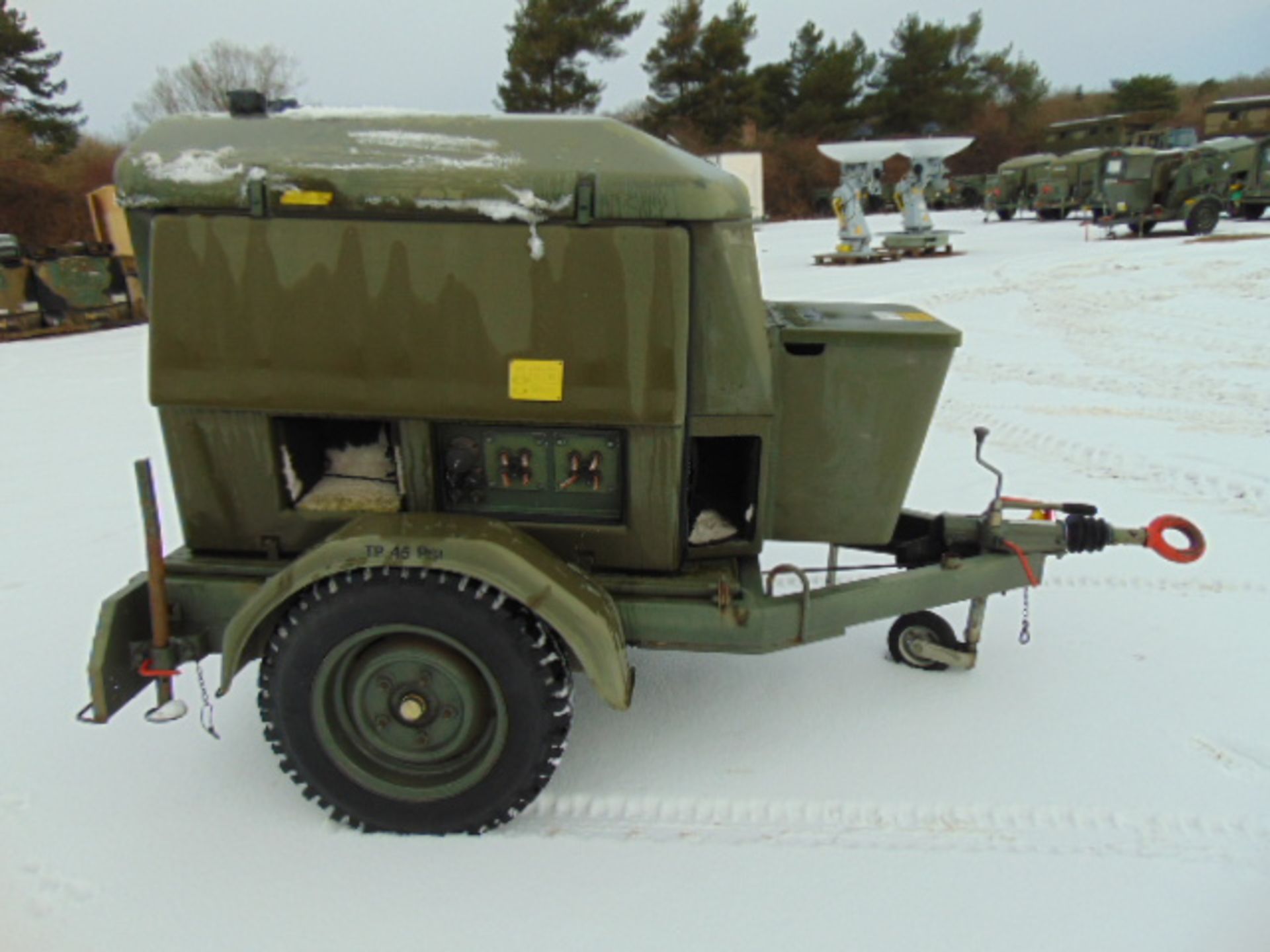 Ex Uk Royal Air Force Trailer Mounted 25 KVA Generator - Image 5 of 15