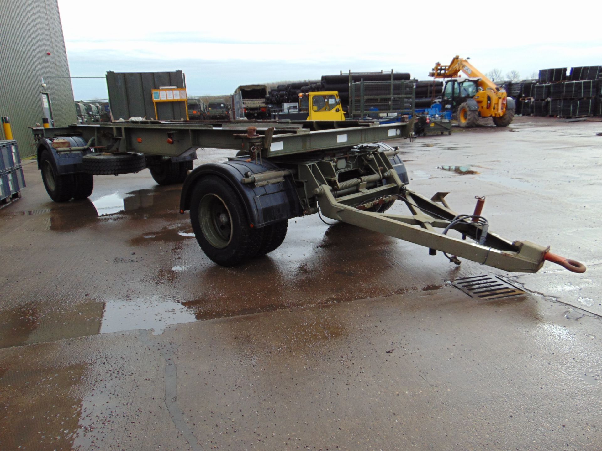 King DB20 2 axle drawbar skeletal trailer - Image 3 of 15