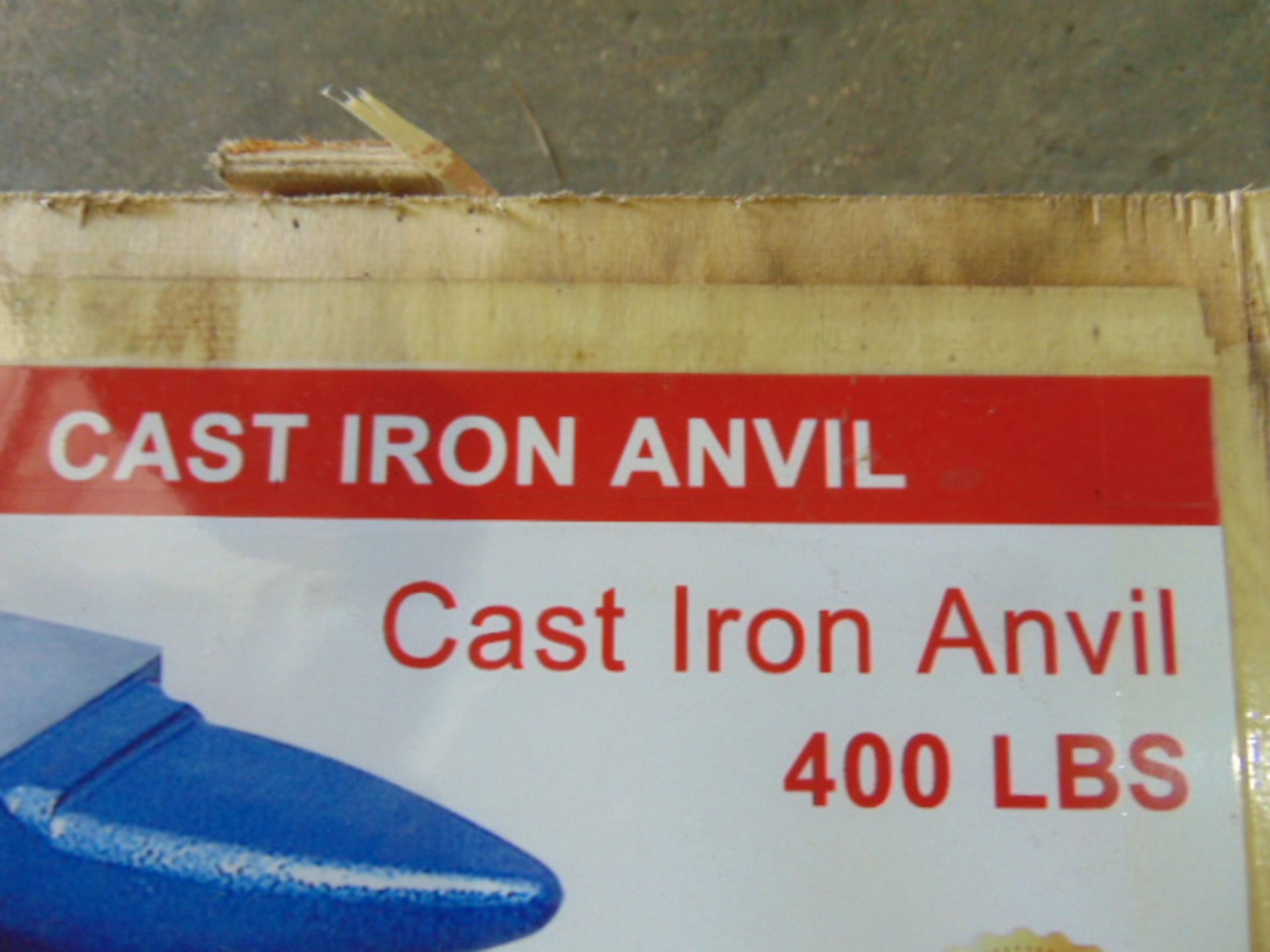 UNISSUED 400lbs Cast Iron Anvil - Image 4 of 4