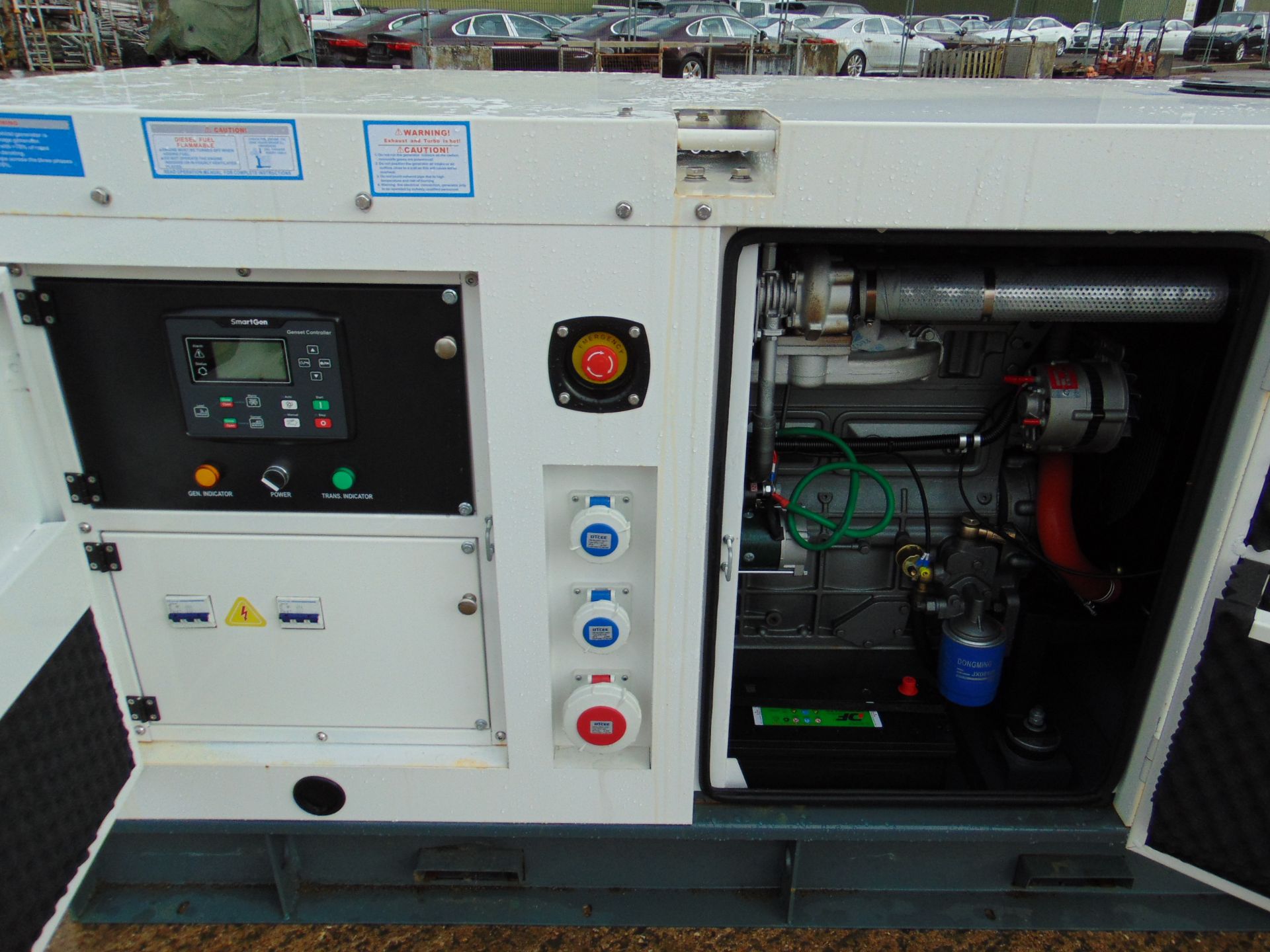 2020 UNISSUED 60 KVA 3 Phase Silent Diesel Generator Set - Image 8 of 19