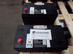 2 x Unissued 354-3613 Dry Charge 12v 90A.H. Batteries