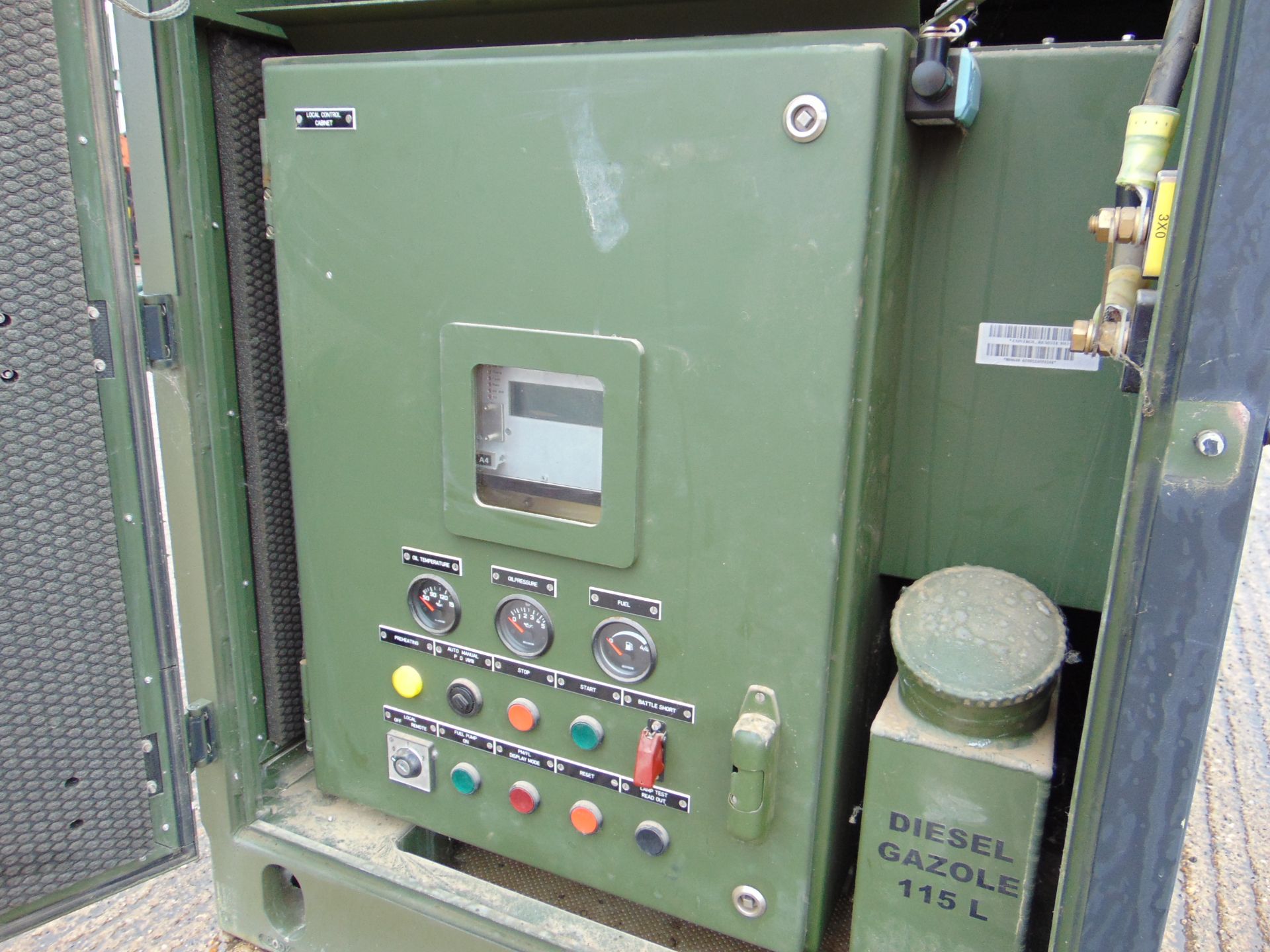 Ex Reserve Low Hours Super Silent Remote Start 47 KVA 400/240V Diesel Generator - Image 3 of 12