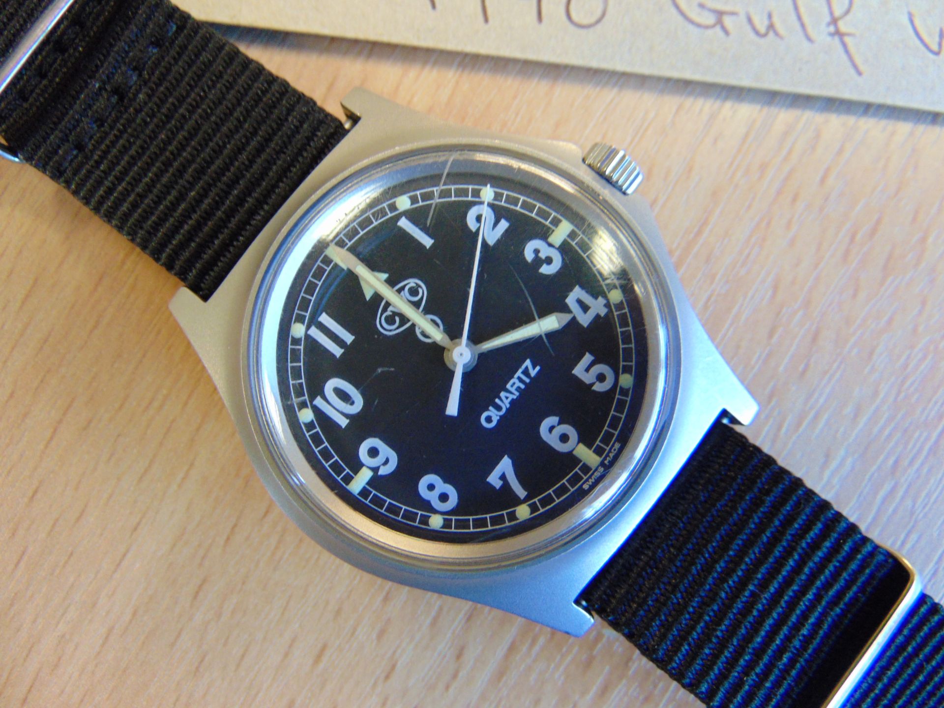 Very Rare Unissued 0552 Royal Marines Navy Issue CWC W10 Service Watch Nato Markings - Image 2 of 8