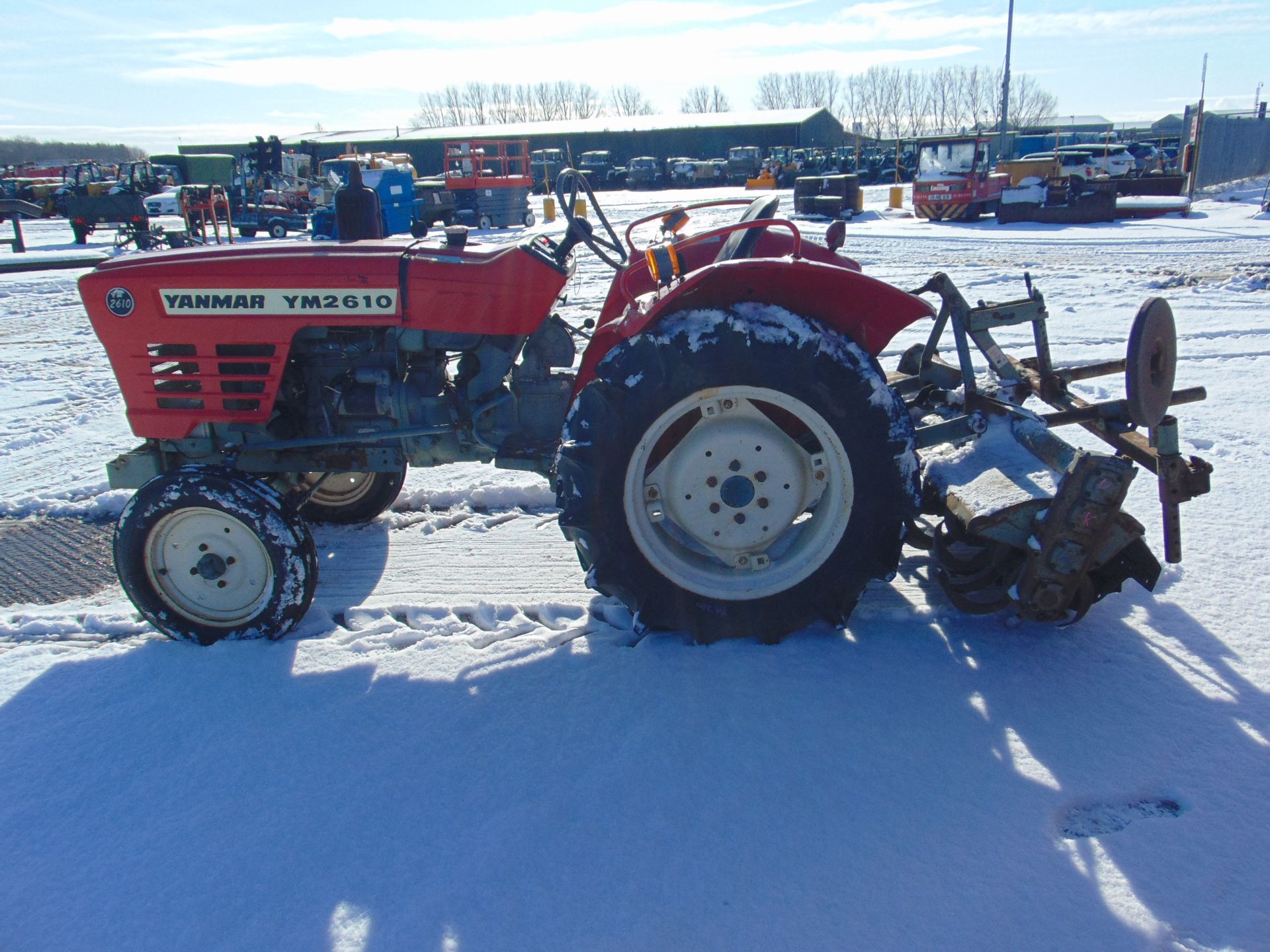 Yanmar YM2610 Compact Tractor c/w Rotavator - Image 4 of 21