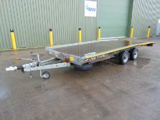 Brian James Twin Axle Car Transporter Trailer c/w Pull Out Ramps