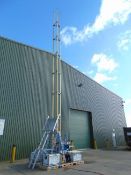 Clark 15m Demountable CCTV Mast Assy with Accessories and Cover