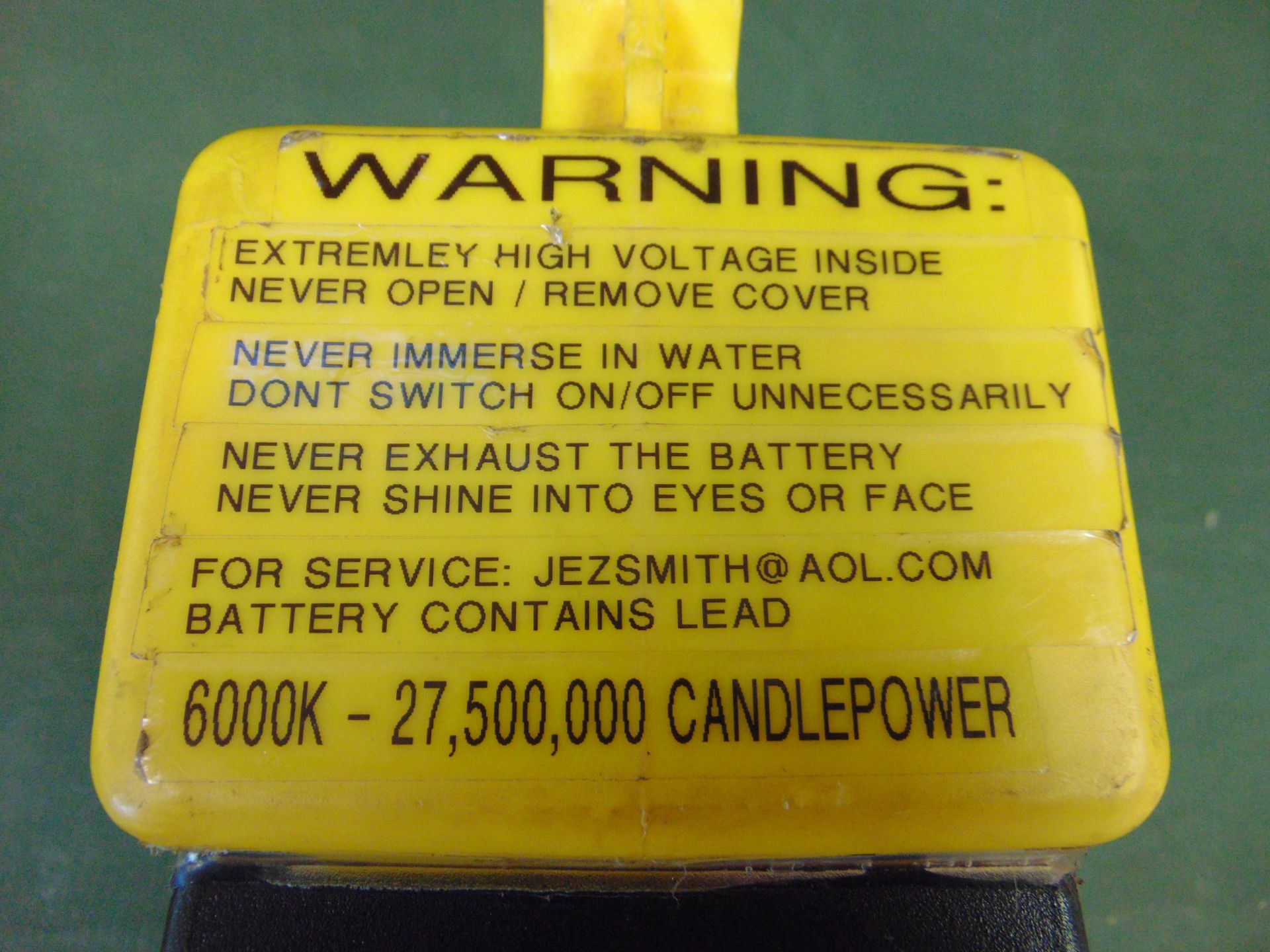 27,500,000 Candle Power High Intensity Xenon Spotlight - Image 6 of 6