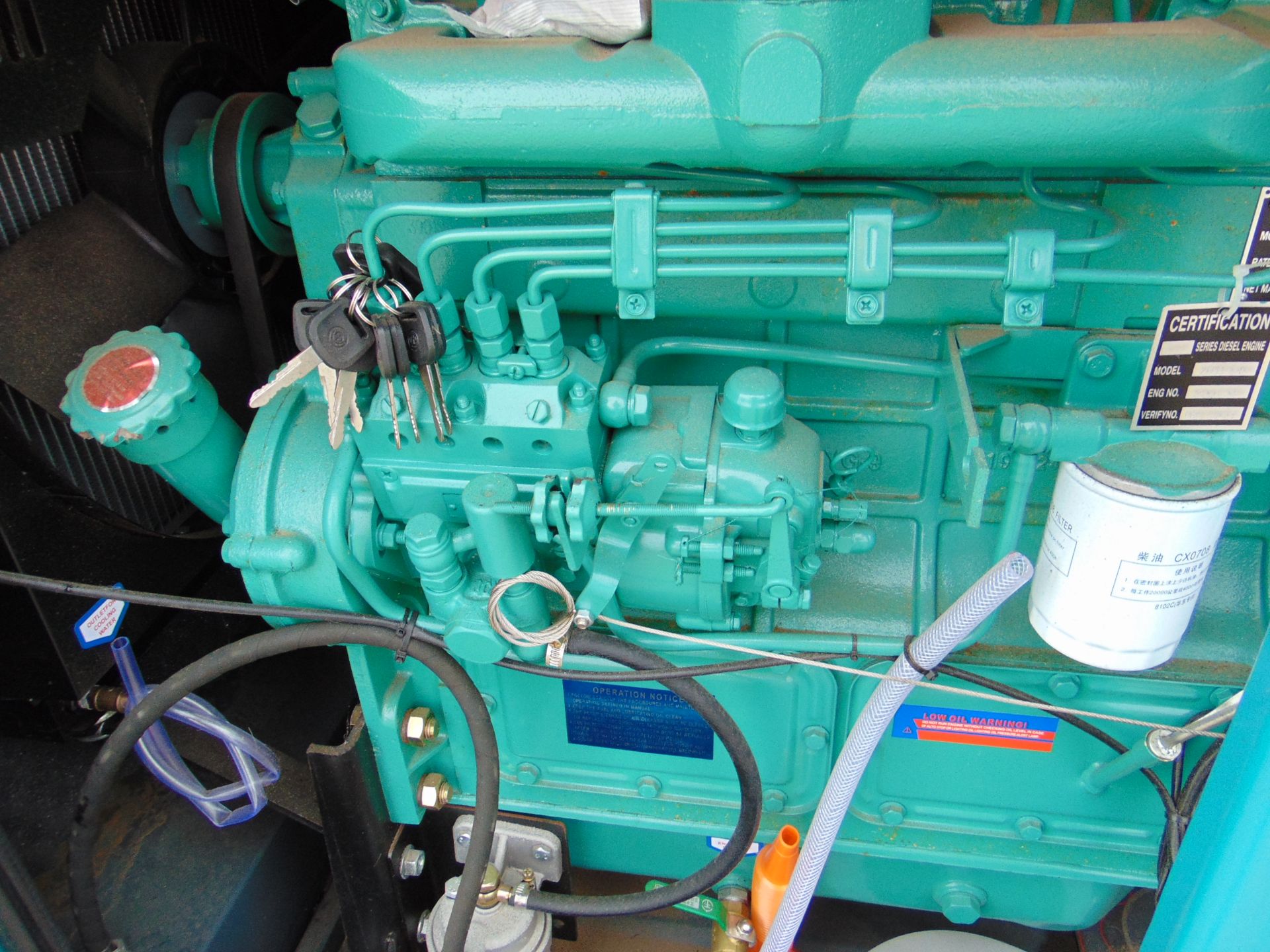 2020 UNISSUED 50 KVA 3 Phase Silent Diesel Generator Set - Image 9 of 19