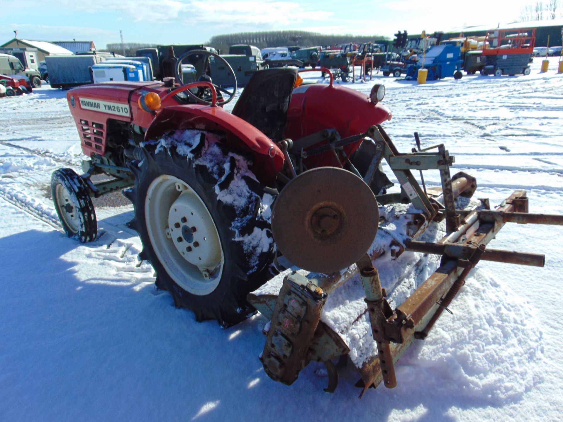 Yanmar YM2610 Compact Tractor c/w Rotavator - Image 8 of 21