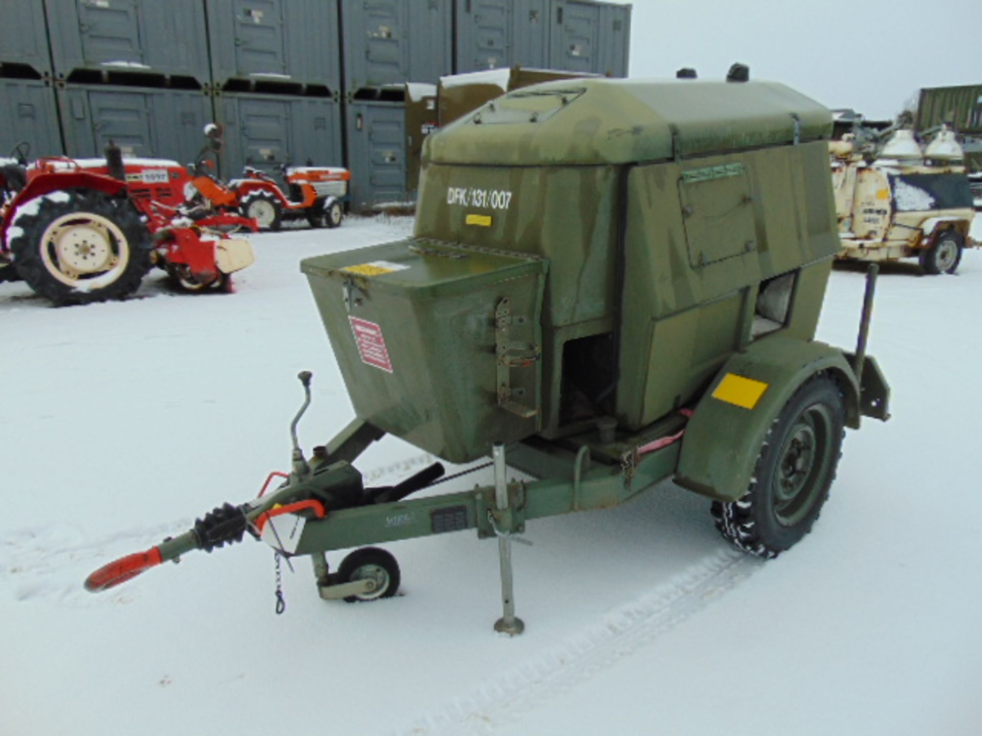 Ex Uk Royal Air Force Trailer Mounted 25 KVA Generator - Image 3 of 15