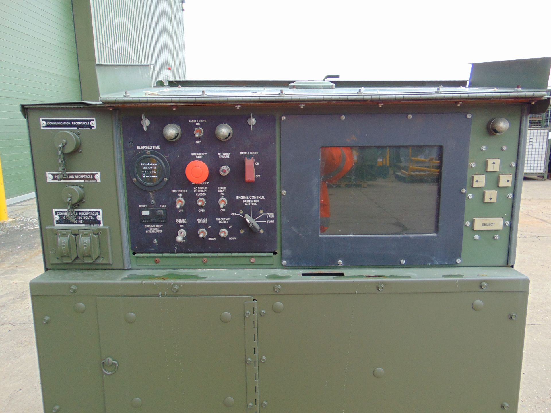 MEP-806B John Deere Diesel Powered 3 phase 75KVA 60KW-50/60HZ Generator ONLY 15 HOURS! - Image 11 of 18