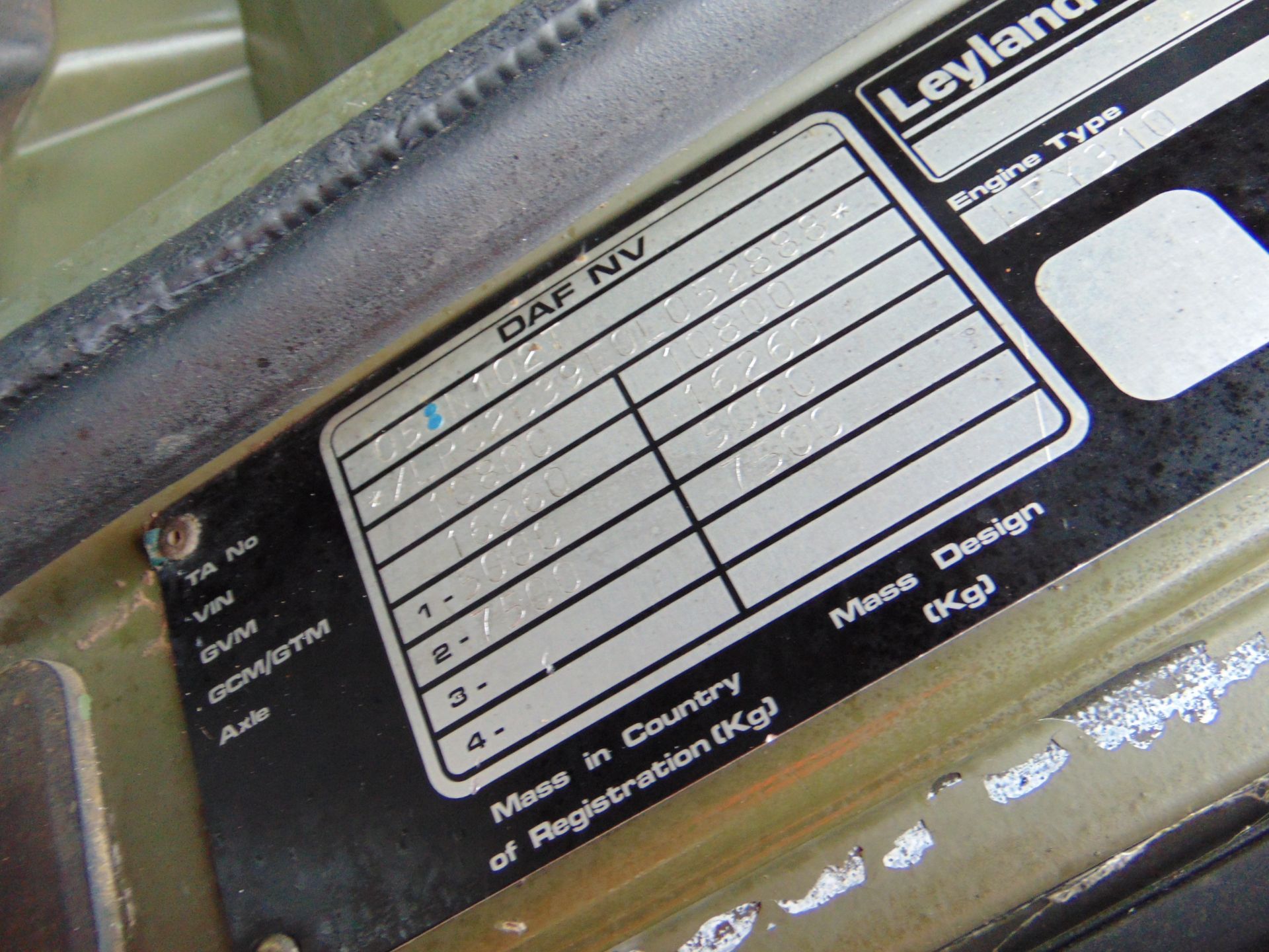 Left Hand Drive Leyland Daf 45/150 4 x 4 - Image 14 of 24