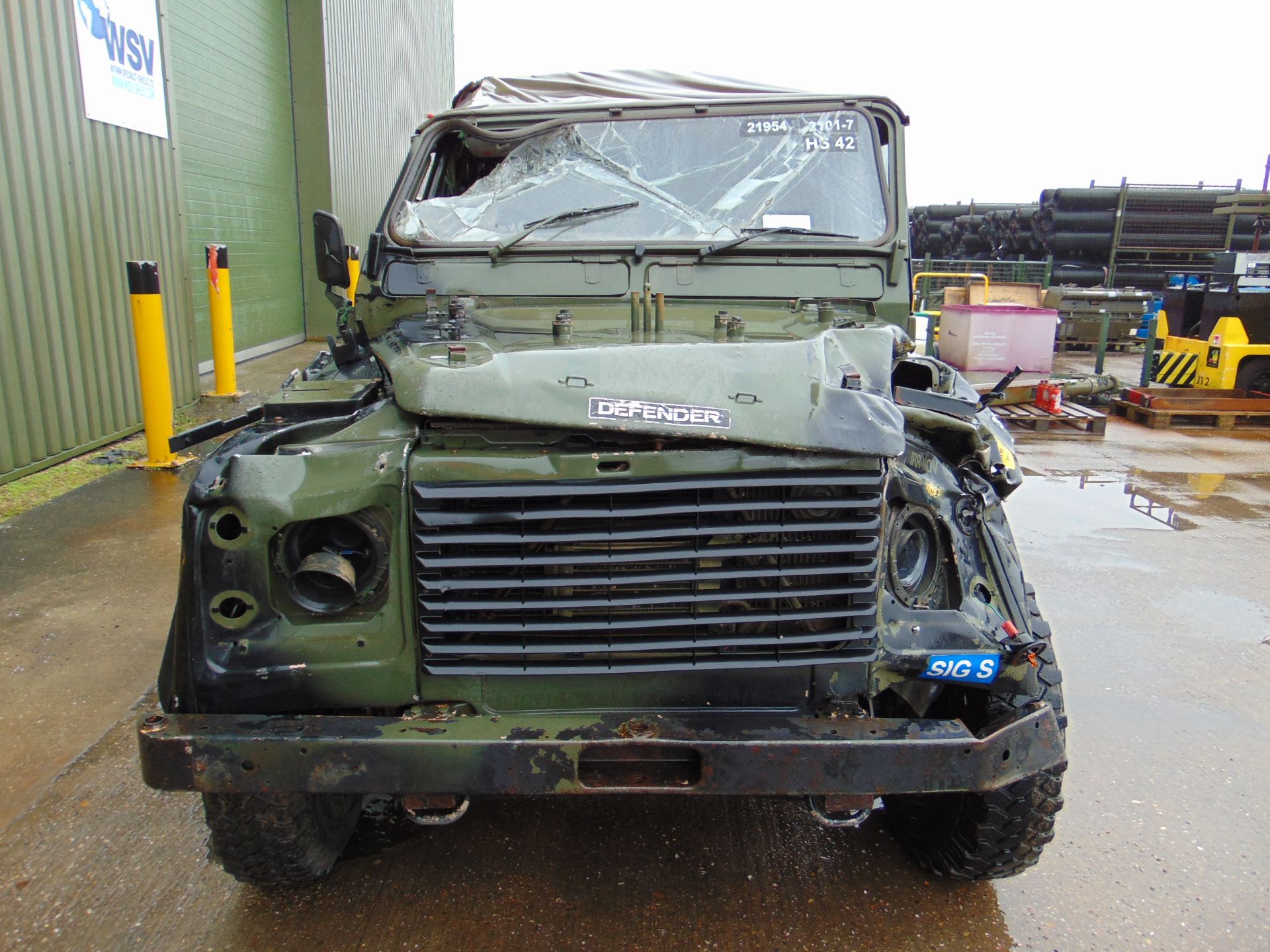Land Rover Wolf 110 Hard Top suitable for spares or repairs - Image 2 of 22