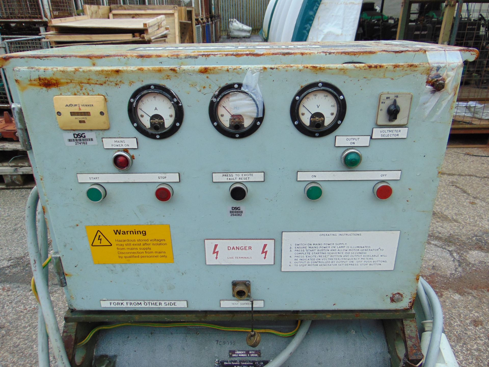 15 KVA Motor Generator 415/380 volt 50 Hz - Image 4 of 7