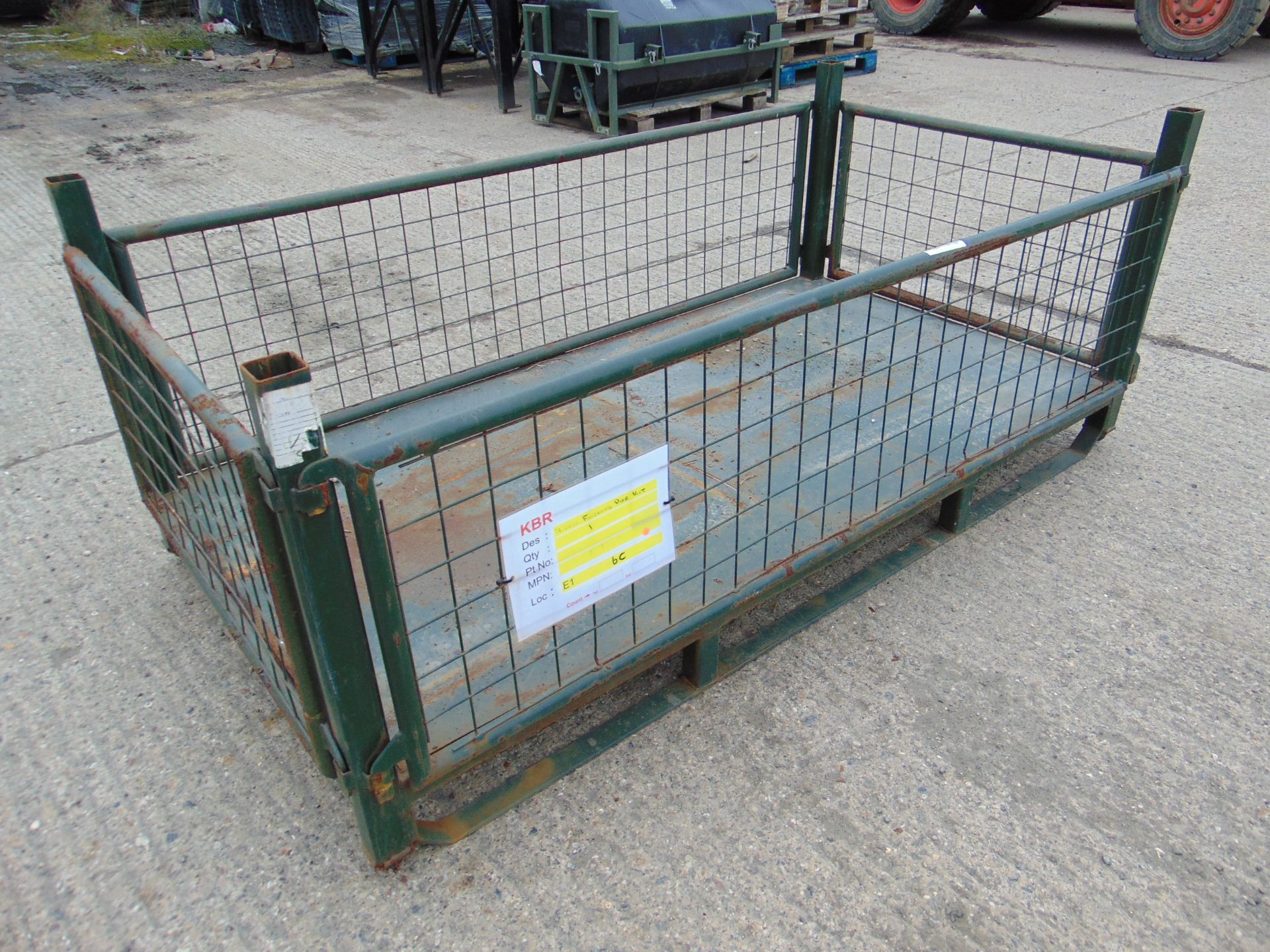 Heavy Duty Metal Stackable Stillage / Post Pallet