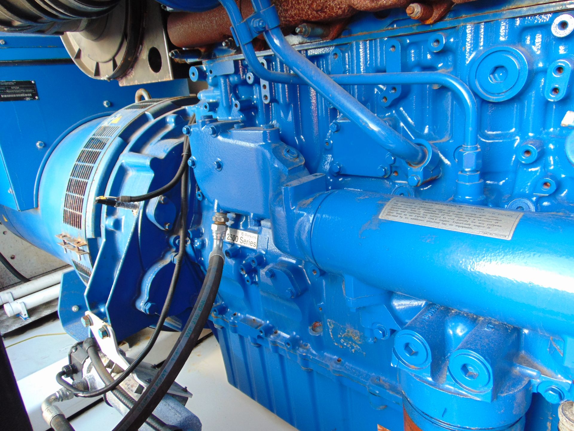 FG Wilson P500P2 500 KVA Silent Perkins Diesel Generator ONLY 3,073 HOURS From Govt. Dept. - Image 10 of 26