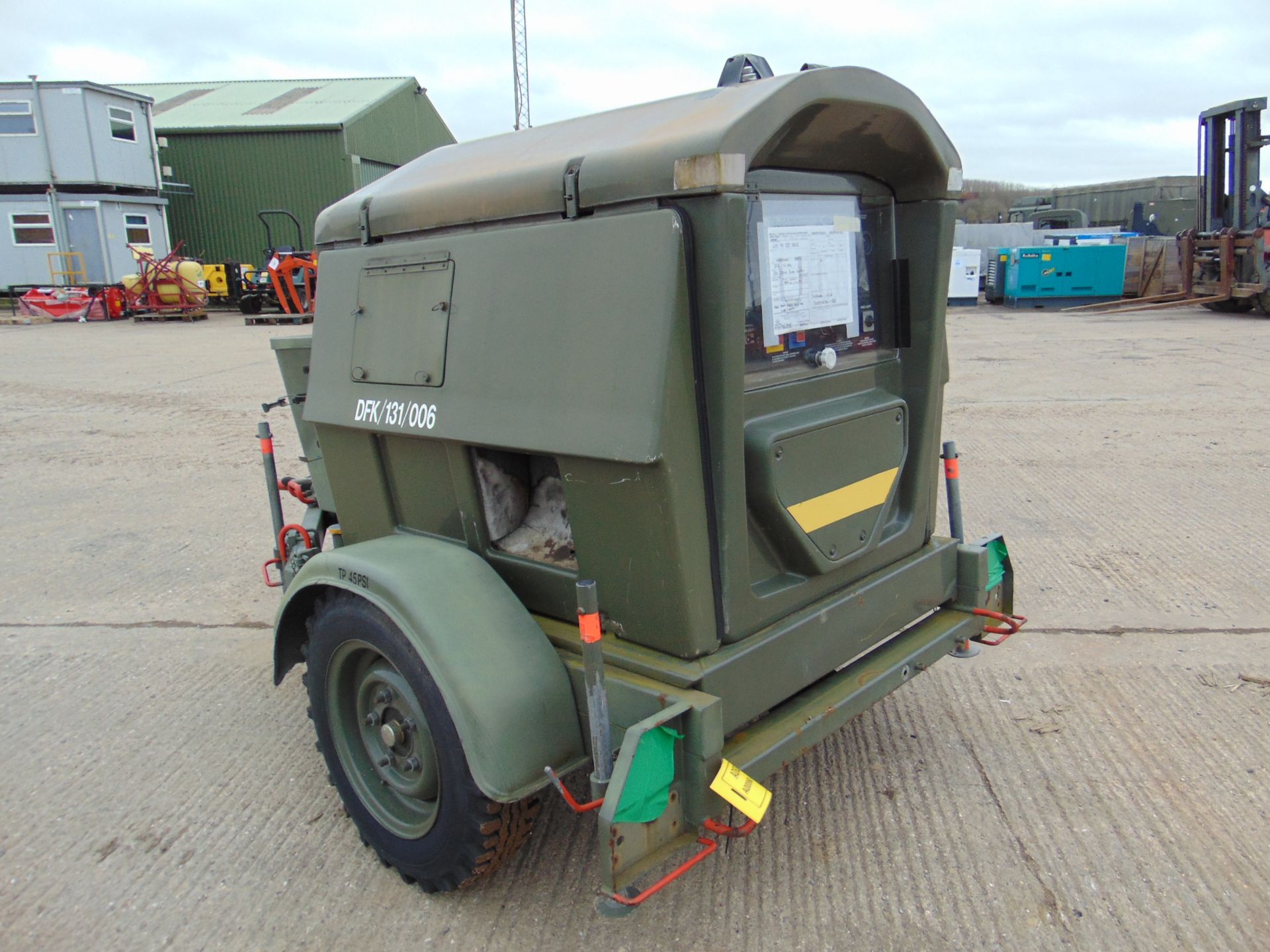 Ex Uk Royal Air Force Trailer Mounted 25 KVA Generator - Image 8 of 16