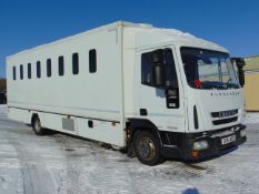 2011 Iveco Eurocargo 100E18 Day Cab Box Van 4x2 3.9L Diesel - Prison/Secure Transport Vehicle