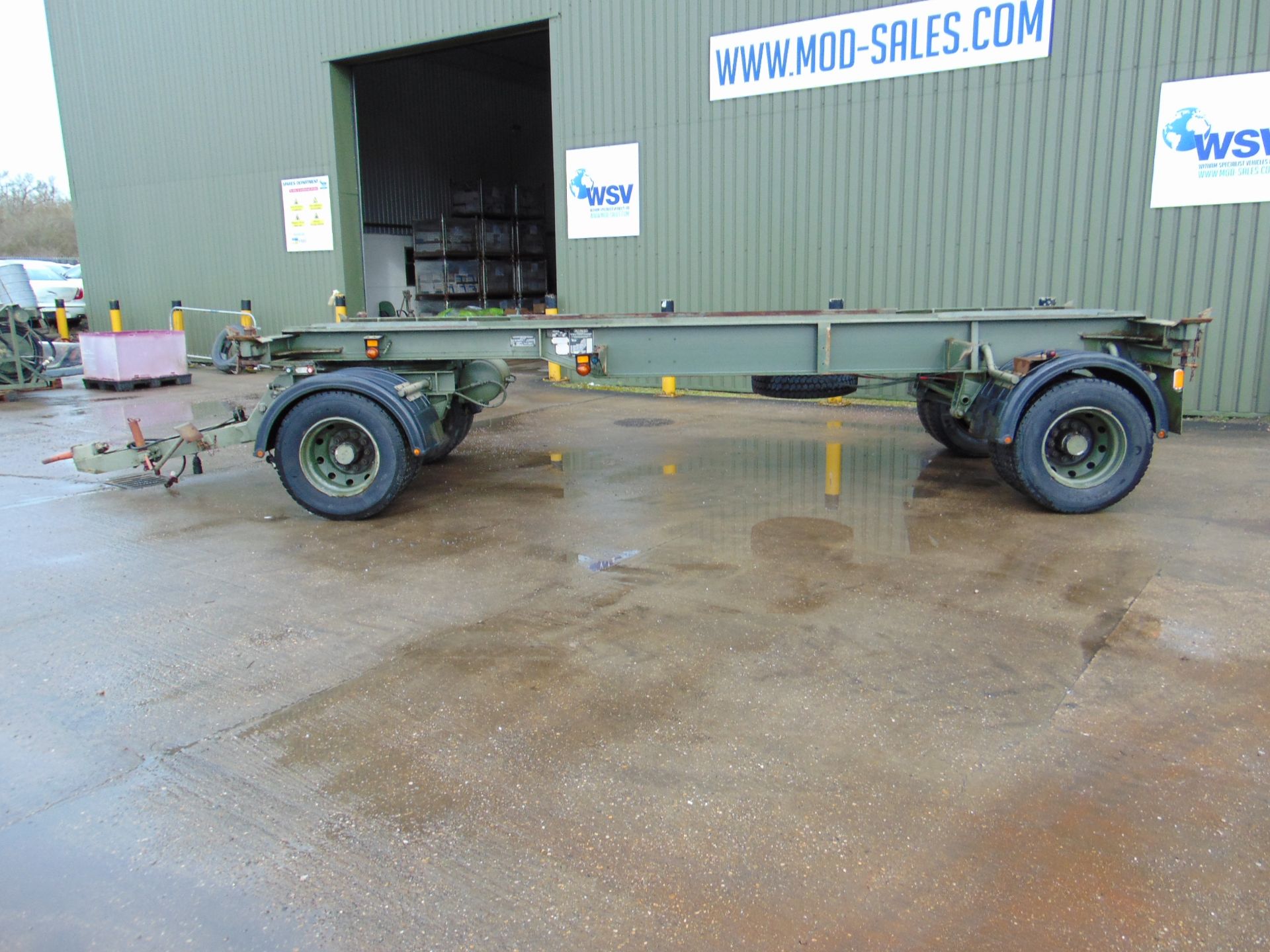 King DB20 2 axle drawbar skeletal trailer - Image 6 of 15