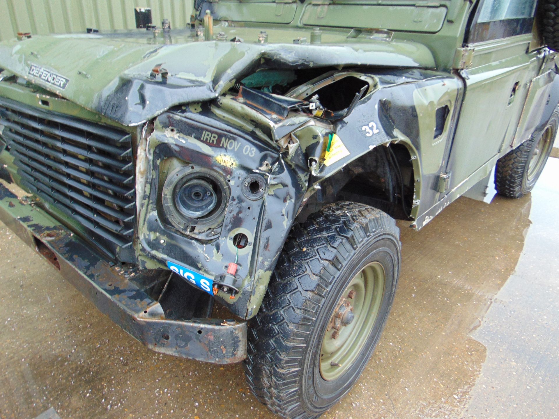 Land Rover Wolf 110 Hard Top suitable for spares or repairs - Image 8 of 22