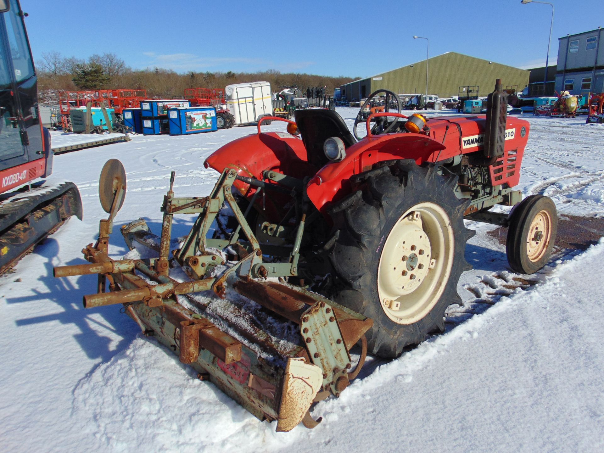 Yanmar YM2610 Compact Tractor c/w Rotavator - Image 6 of 21