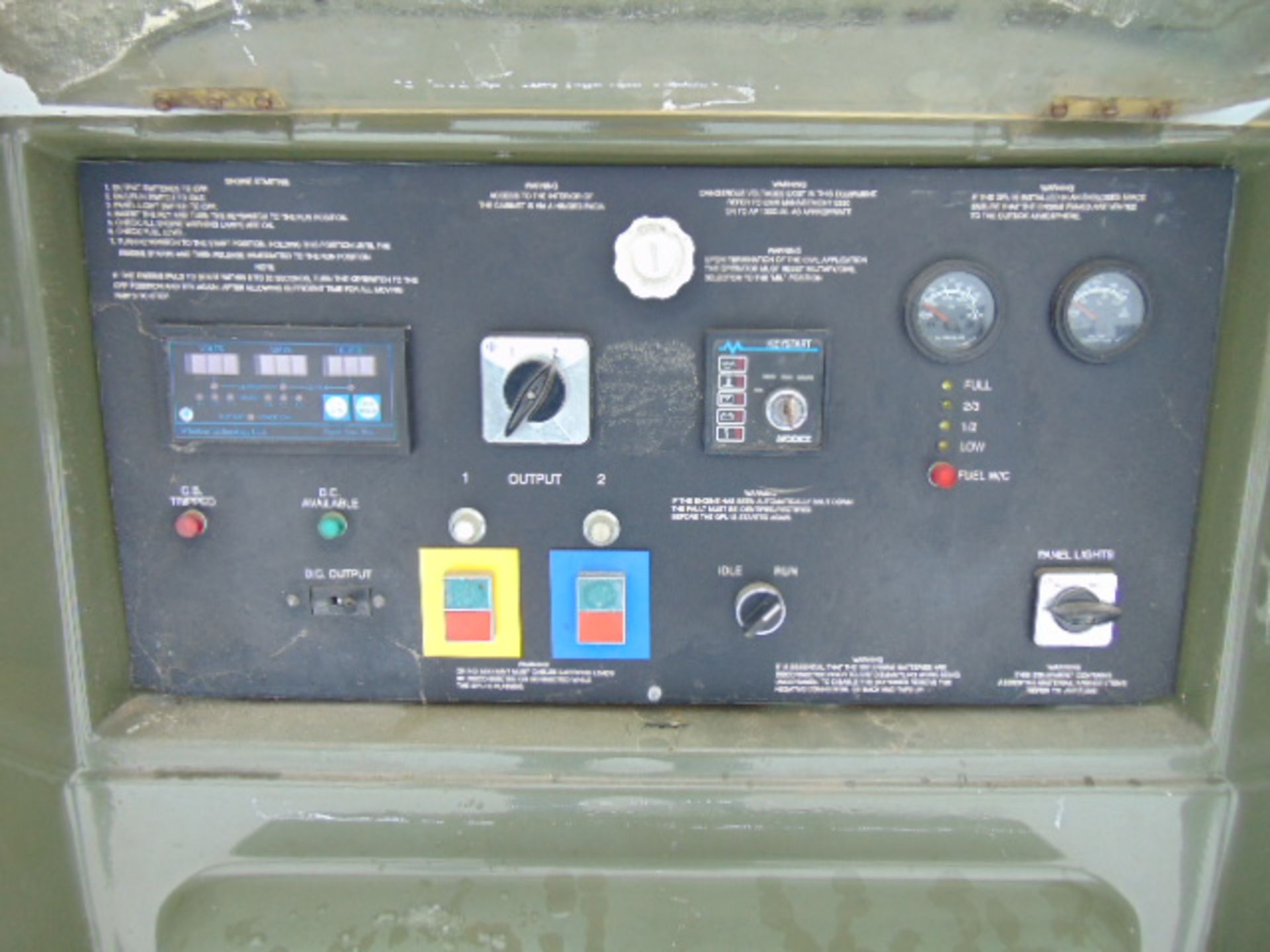 Ex Uk Royal Air Force Trailer Mounted 25 KVA Generator - Image 9 of 15